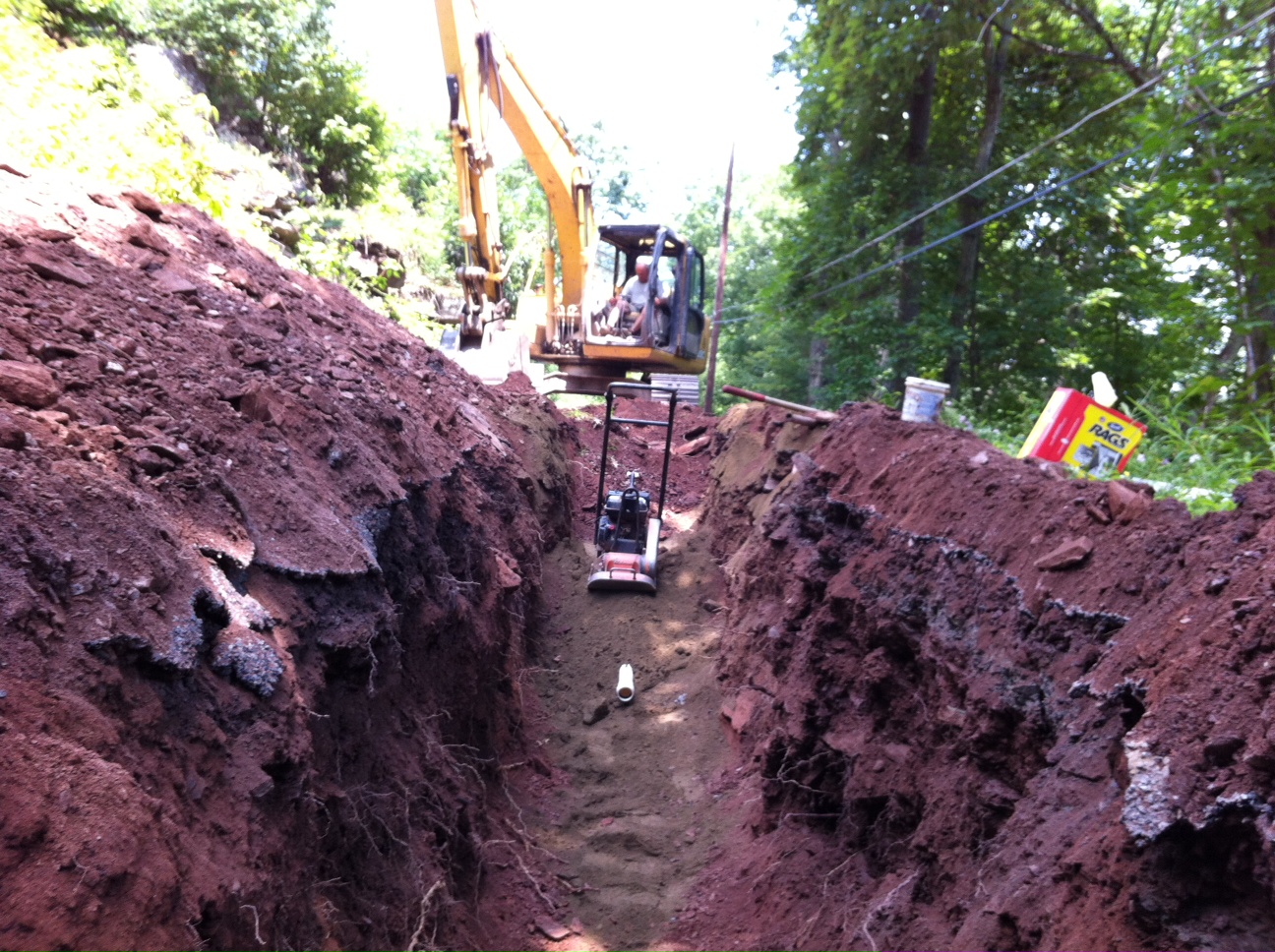 Installing a 2" Water Main