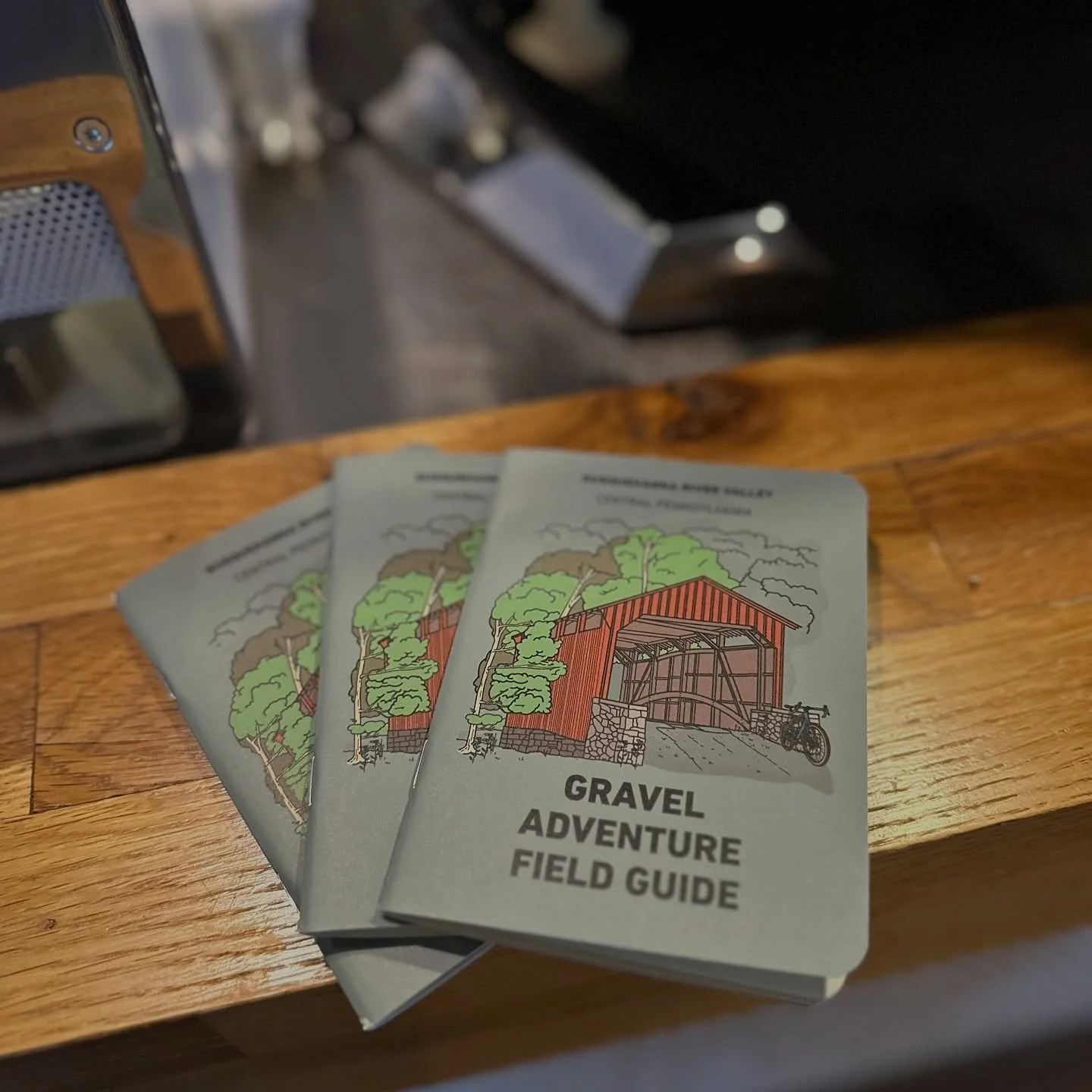 For the two wheeled contingent, we&rsquo;re pumped to har some copies of the new Susquehanna River Valley Gravel Adventure Field Guide!
☕️🚲
_
#alabastercoffee #williamsport #coffee #bikes #gravel #PAallDay