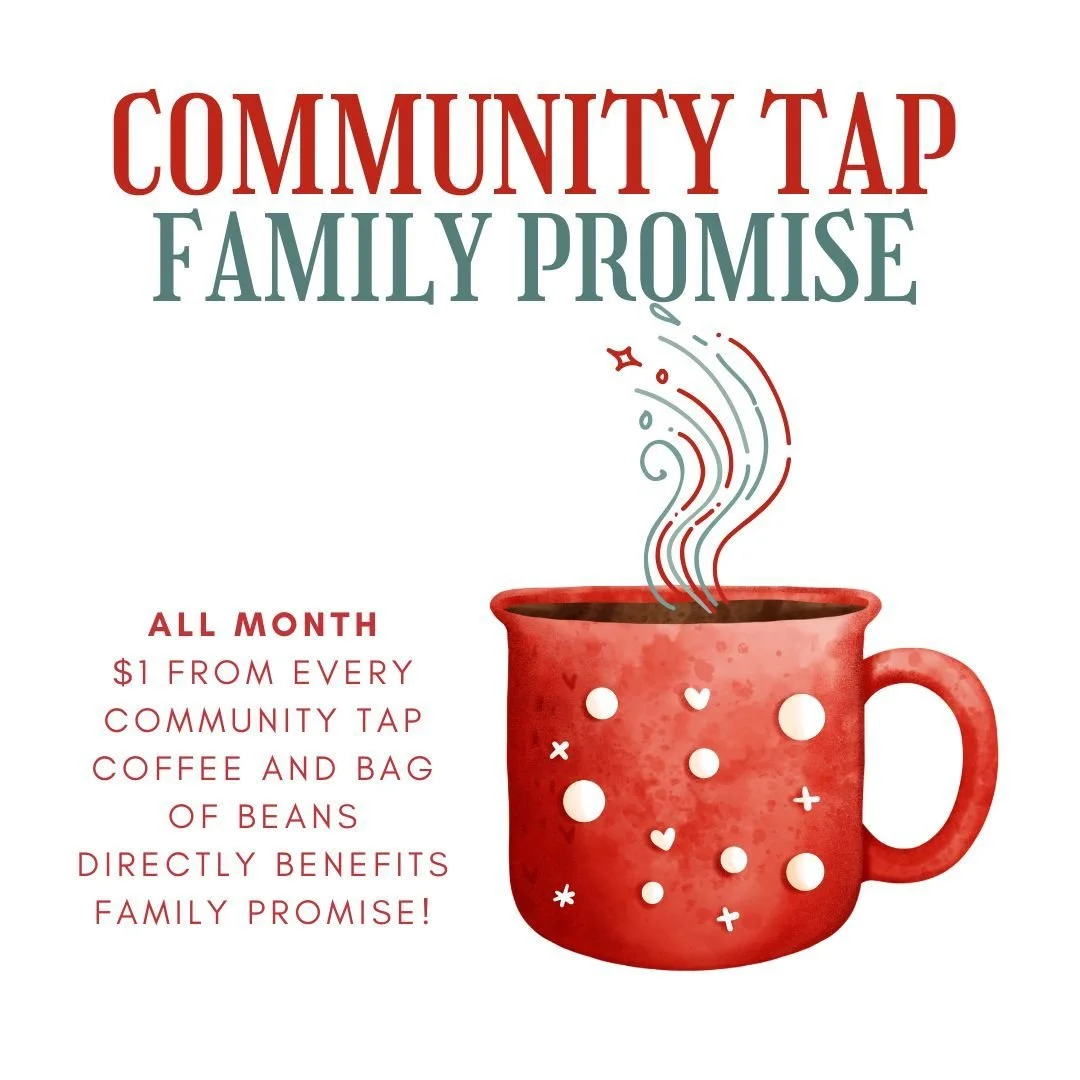 Our friends at Family Promise are our December Community Tap partner ☕️❄️
Family Promise of Lycoming County is a regional organization dedicated to helping families without stable housing regain their footing and find long-term, secure housing in Lyc