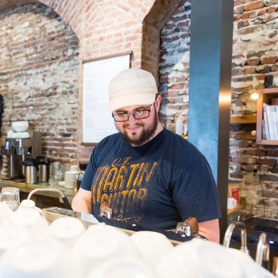 Today is Joe&rsquo;s last shift with us at Alabaster.
We&rsquo;re incredibly grateful for his years of leadership and the presence he&rsquo;s brought to our team and our community. We&rsquo;re cheering him on in everything ahead. If you see him today