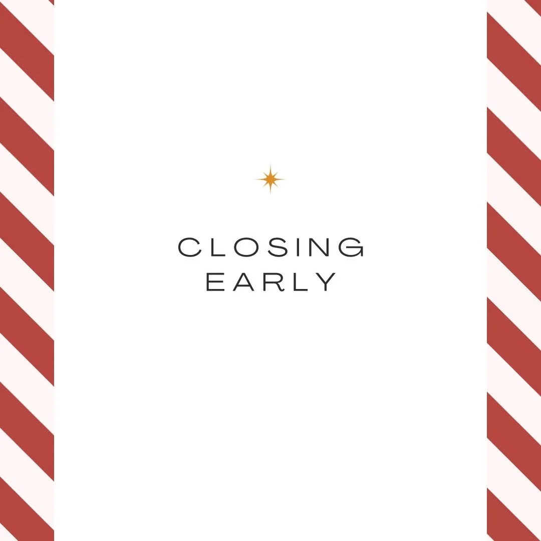 Friday 12/26 - hey friends, for the safety of staff due to the weather, we&rsquo;re closed for the remainder of the day. Thanks!