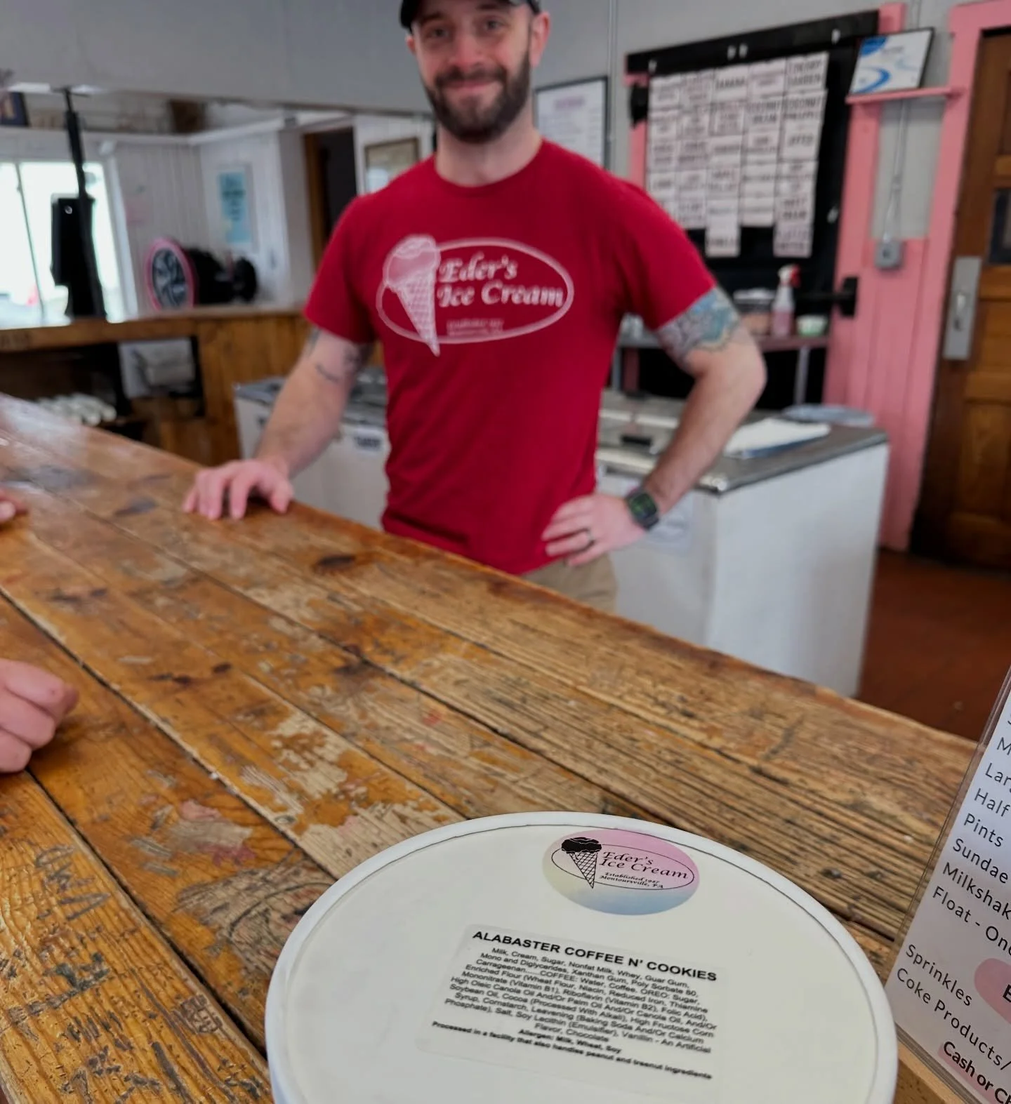 Our friends at Eder&rsquo;s Ice Cream opened over the weekend to kick off their 99th year in business! Holy amazing!

Who else got their Alabaster Coffee &amp; Cookies or Alabaster Coffee ice cream fix?
_
#alabastercoffee #coffee #icecream #williamsp