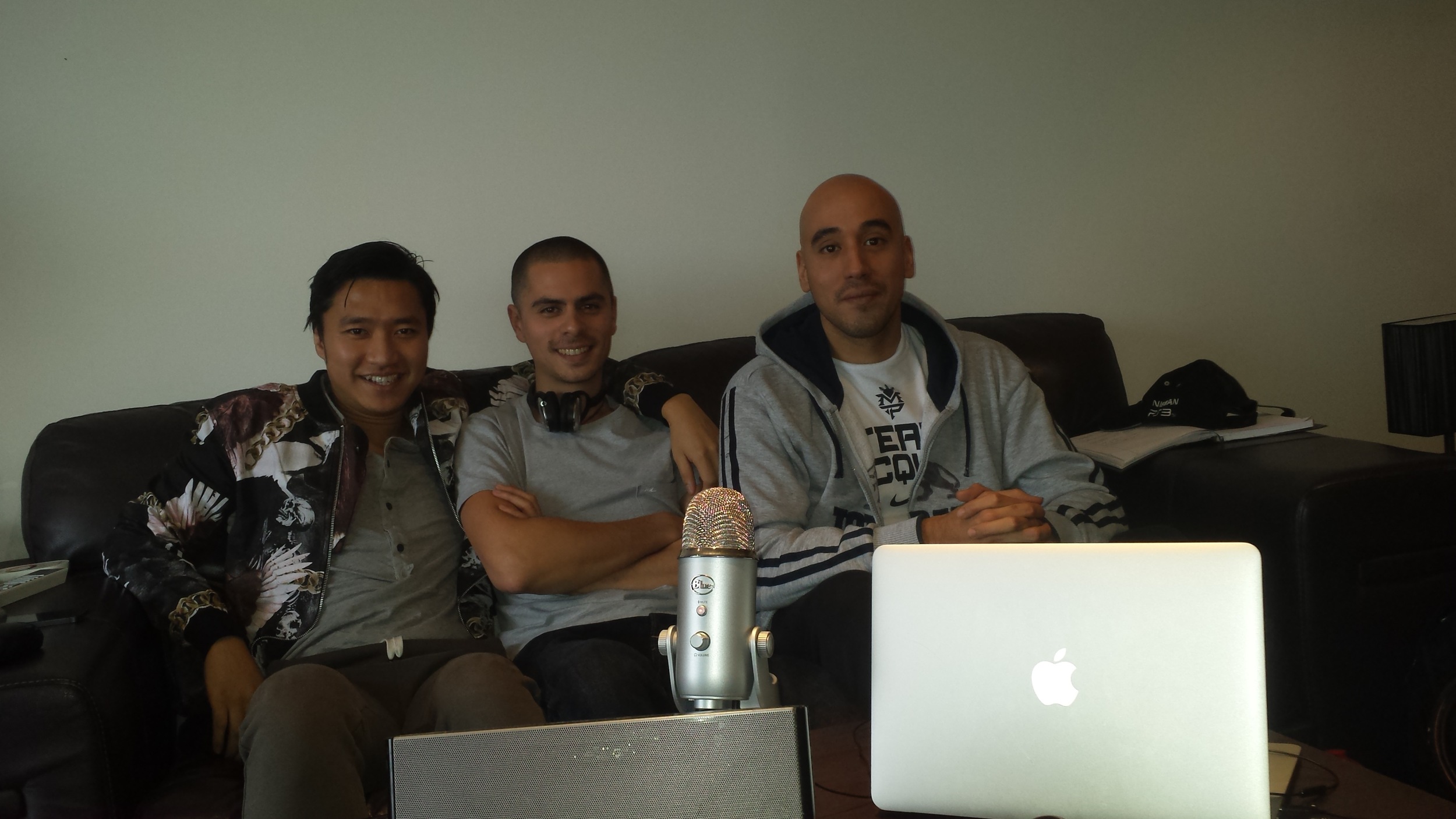Team Renaissance: Anh, Gui and Fran on the Podcast for this one