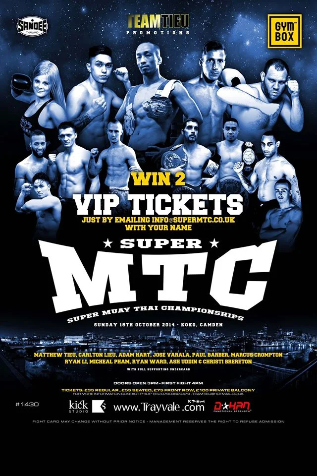 Podcast 31: Super MTC - Aftermath with Team Tieu Team Tieu join the Podcast to talk about their reactions and views on the epic fights at the last MTC show. We talk about the 8 A-class fights, the 6 international fights and the 3 title fights including the eagerly awaited title fight between Team Tieu's Carlton Lieu and Charlie Boy Peters Click on image for podcast