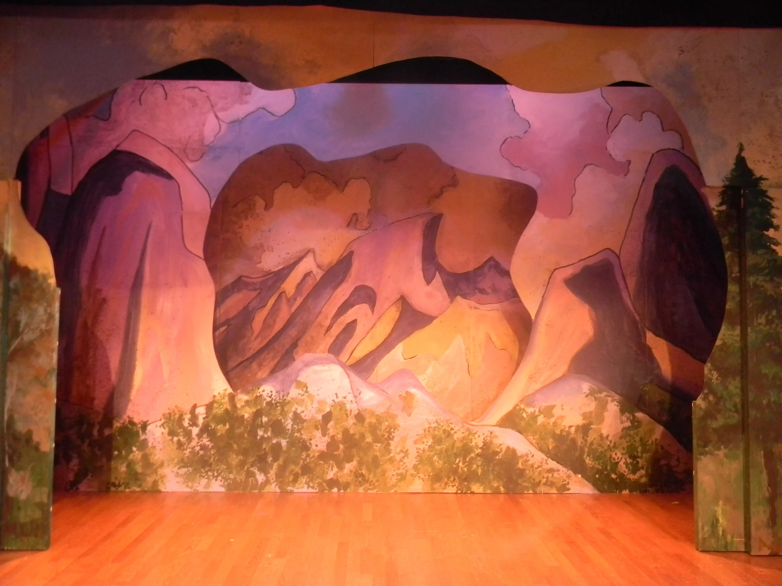  "Going West: &nbsp;The Story of the Transcontinental Railroad" - Scenic Charge Artist - B Street Theatre - Sacramento, CA - 2017 