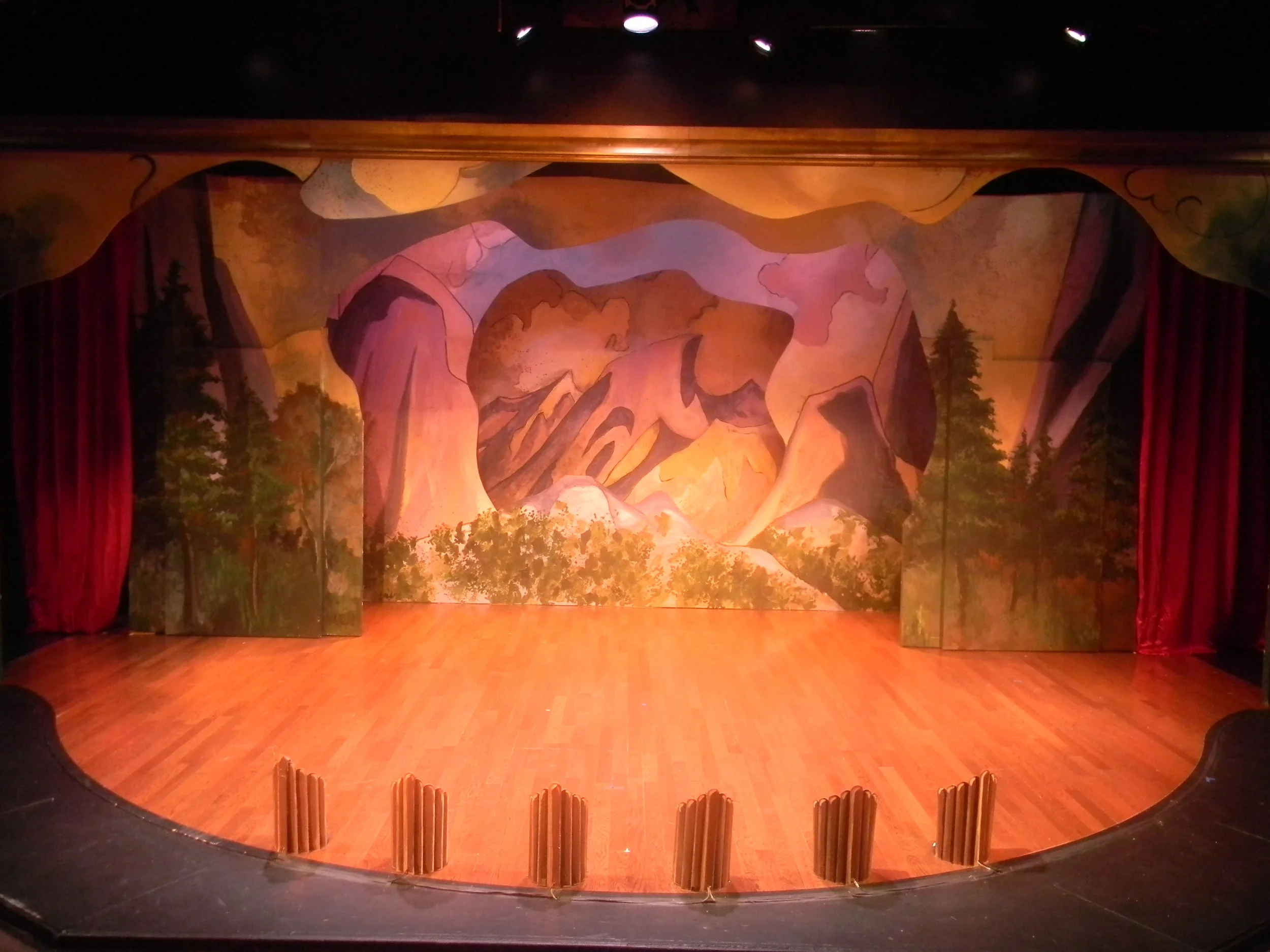  "Going West: &nbsp;The Story of the Transcontinental Railroad" - Scenic Charge Artist - B Street Theatre - Sacramento, CA - 2017 