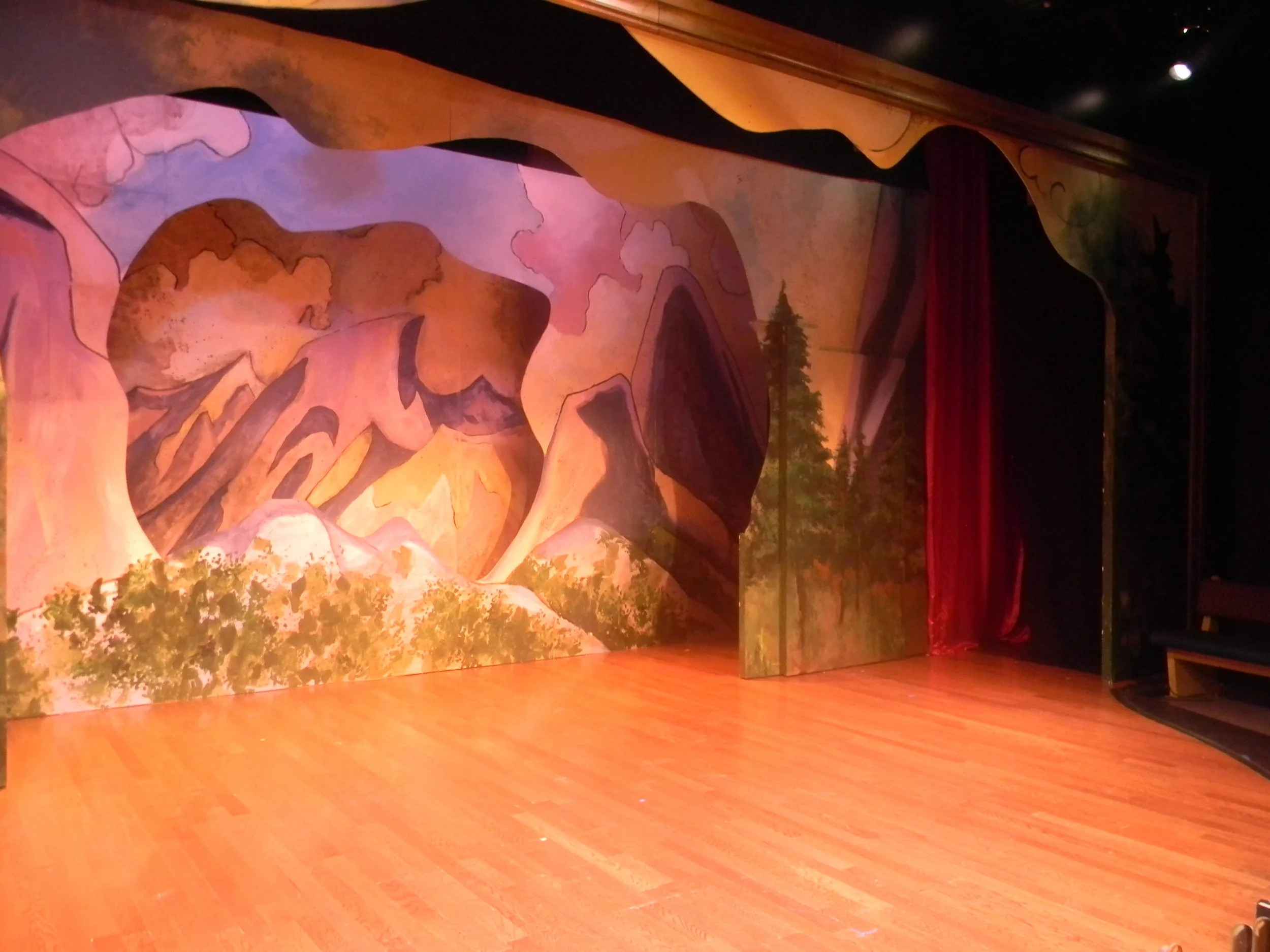  "Going West: &nbsp;The Story of the Transcontinental Railroad" - Scenic Charge Artist - B Street Theatre - Sacramento, CA - 2017 