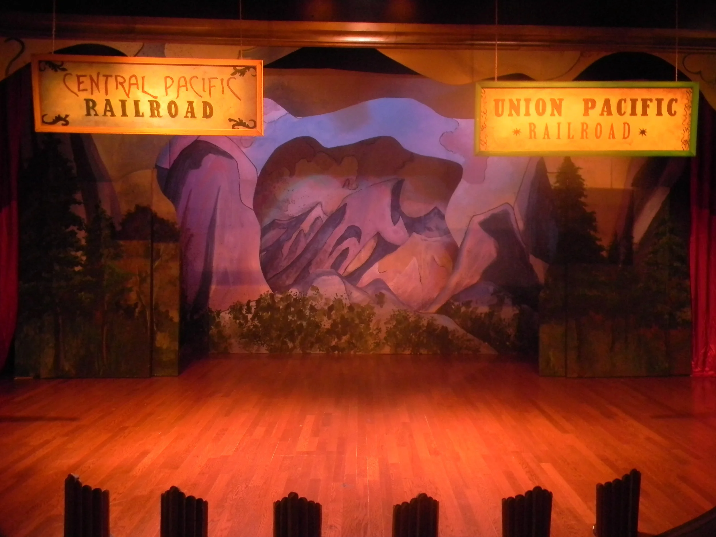  "Going West: &nbsp;The Story of the Transcontinental Railroad" - Scenic Charge Artist - B Street Theatre - Sacramento, CA - 2017 