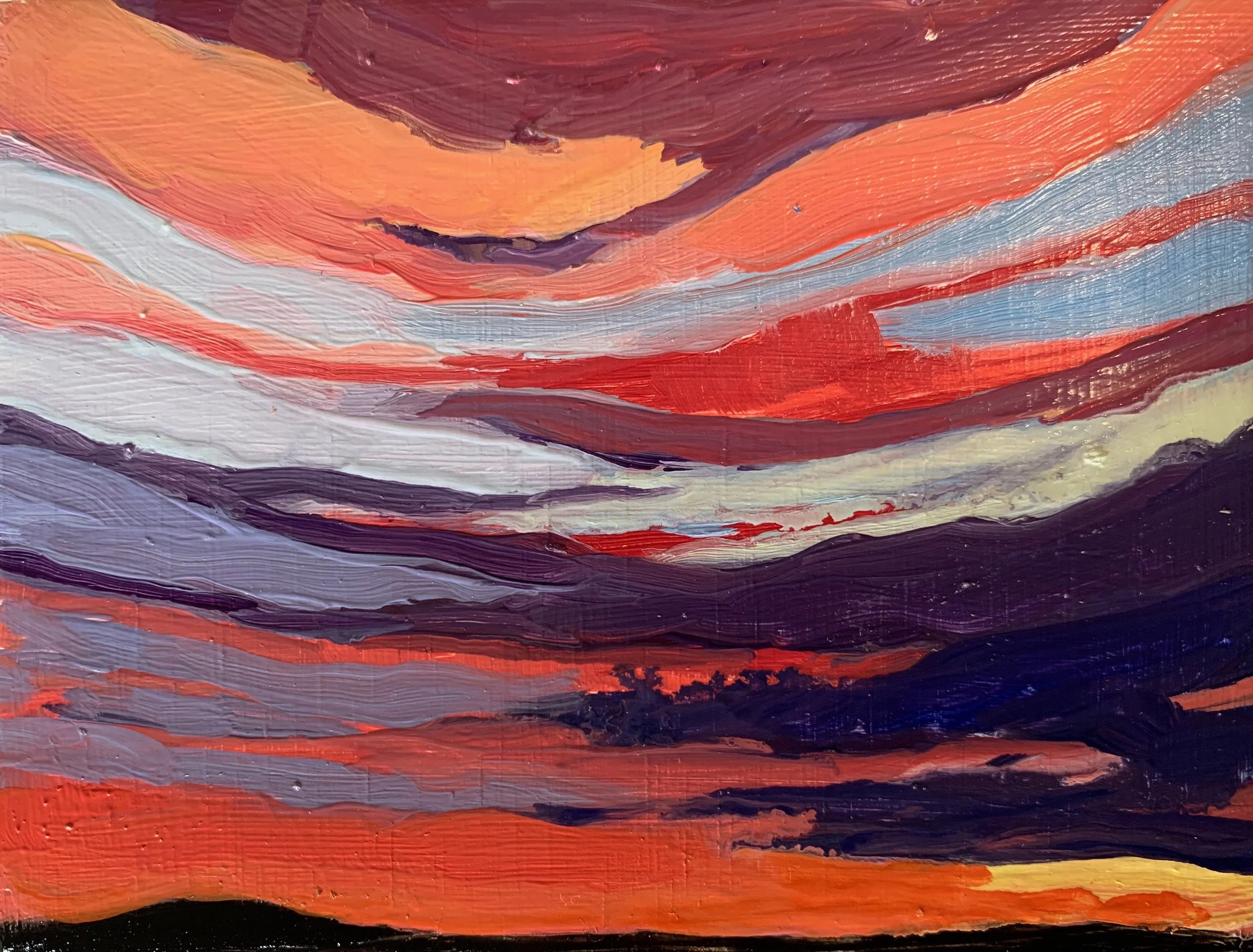 Summer Drive By Sunset