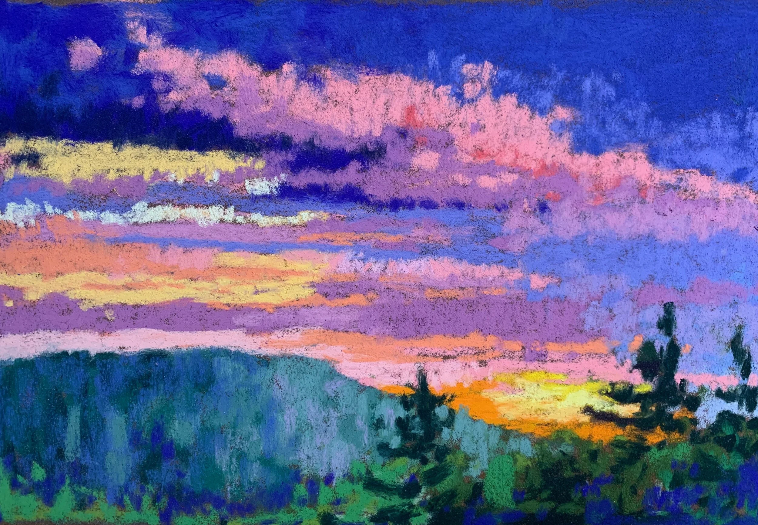 Illuminated Mountain