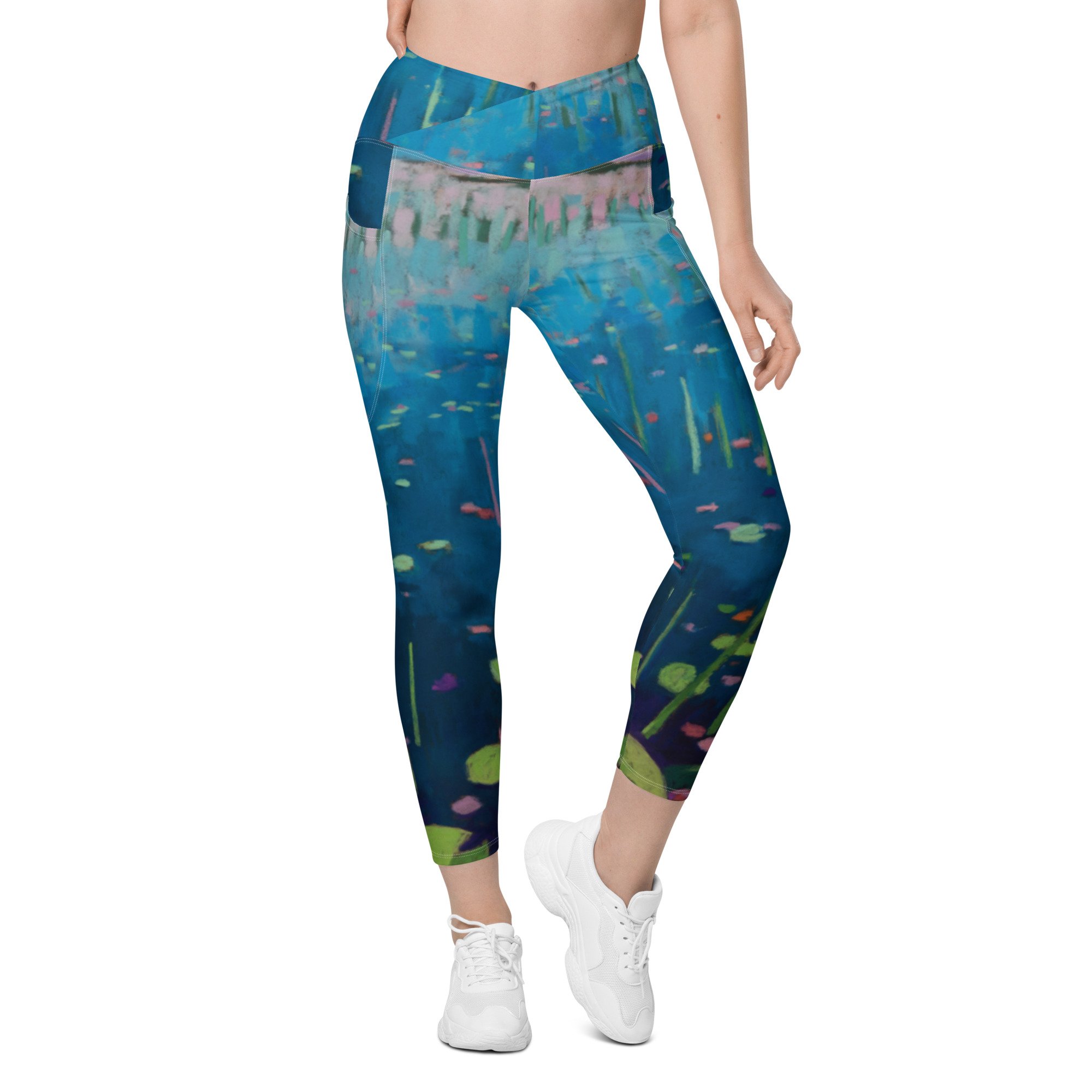 Lily Dream Crossover leggings with pockets — Marlene Rye