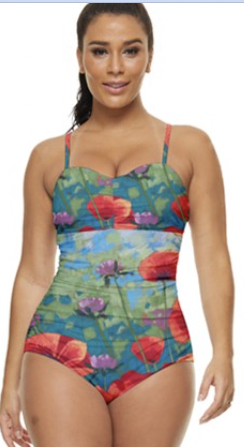 Poppy Retro Swim suit — Marlene Rye