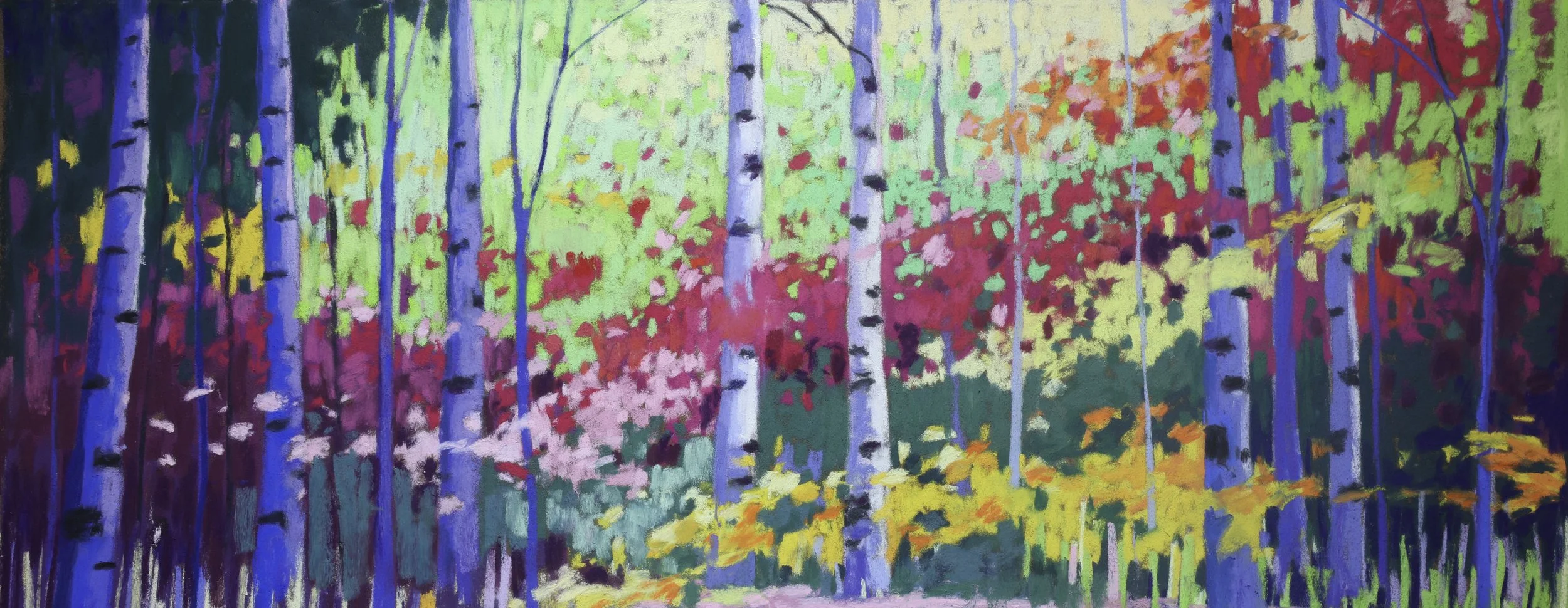 Birch and Fire Bush Dance