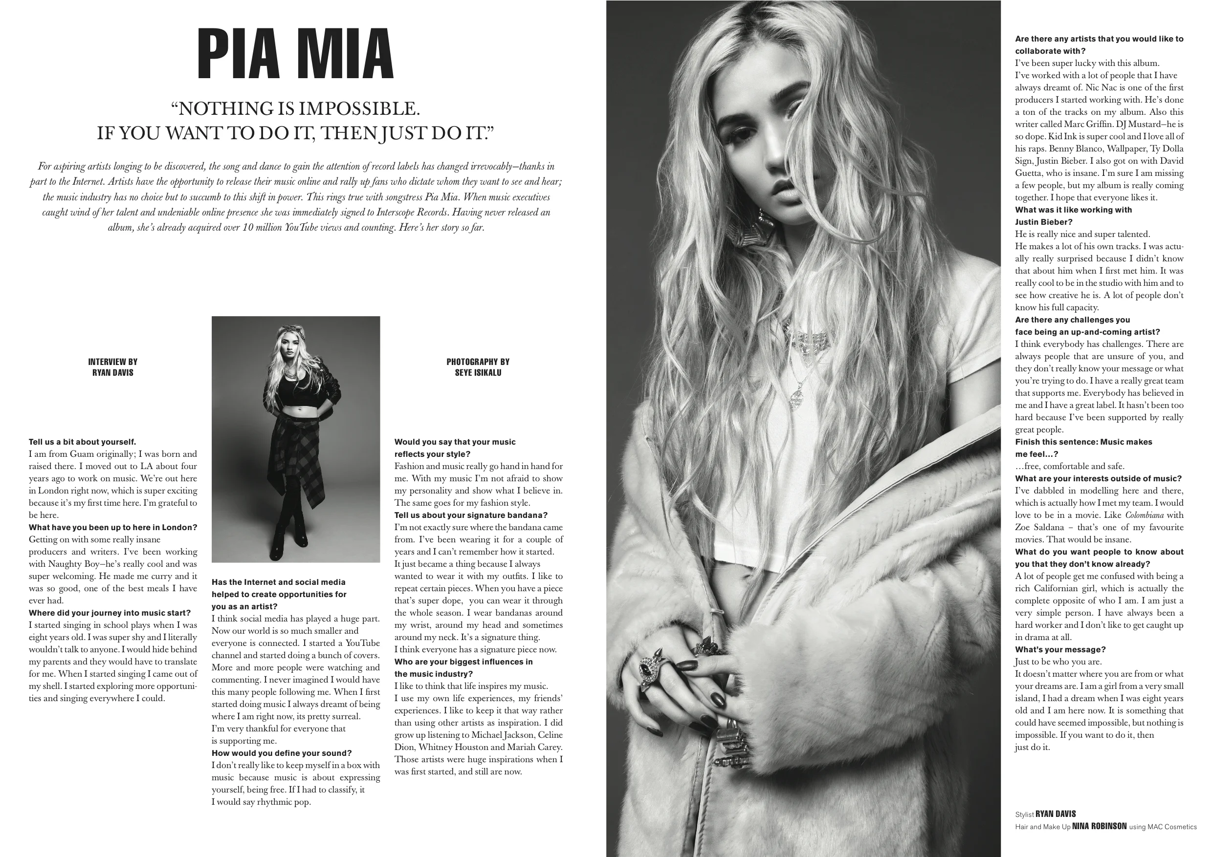 IDOL Magazine #7- Pia Mia