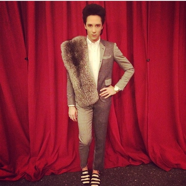 Johnny Weir at The Today Show