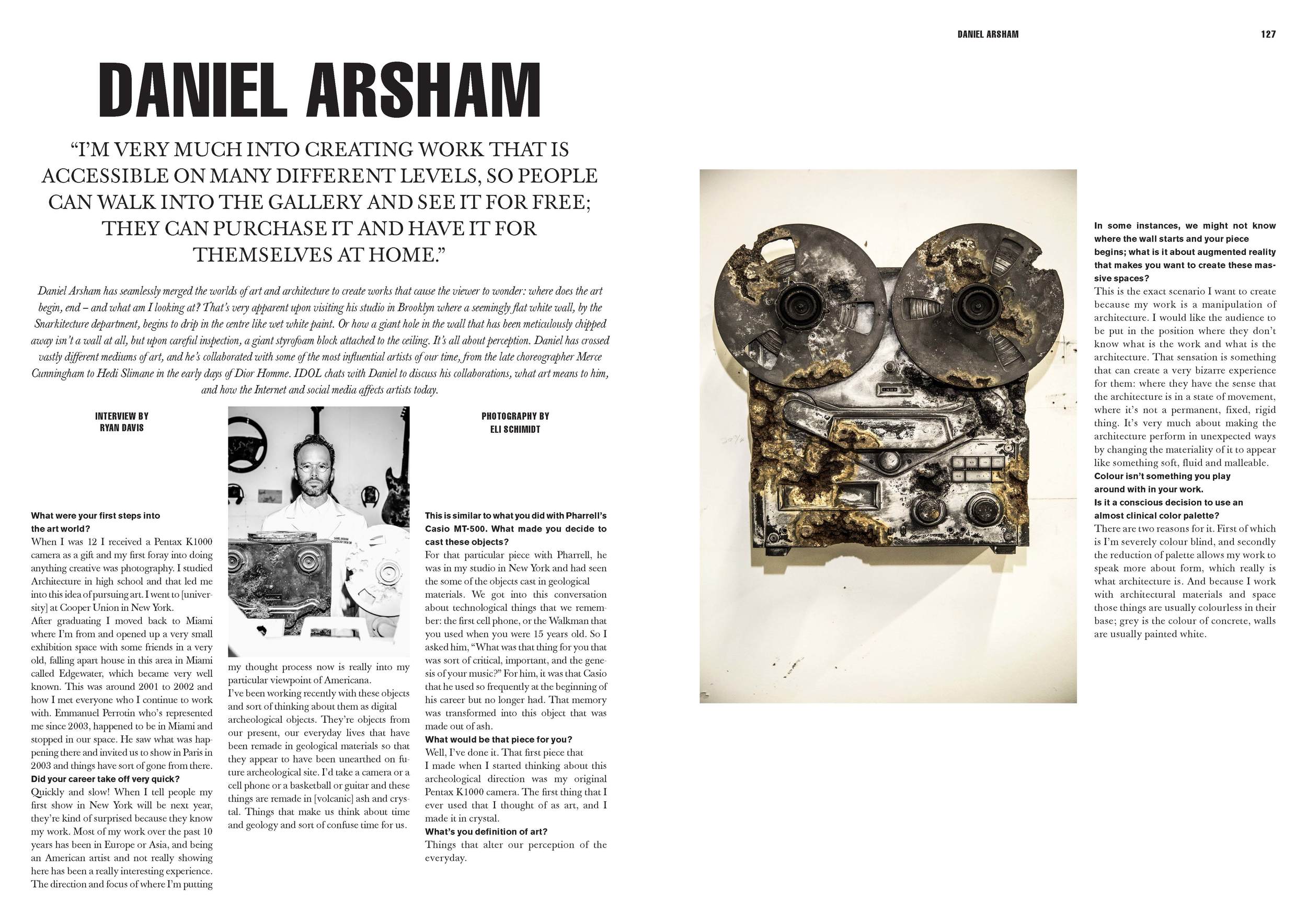 IDOL Magazine #7- Daniel Arsham