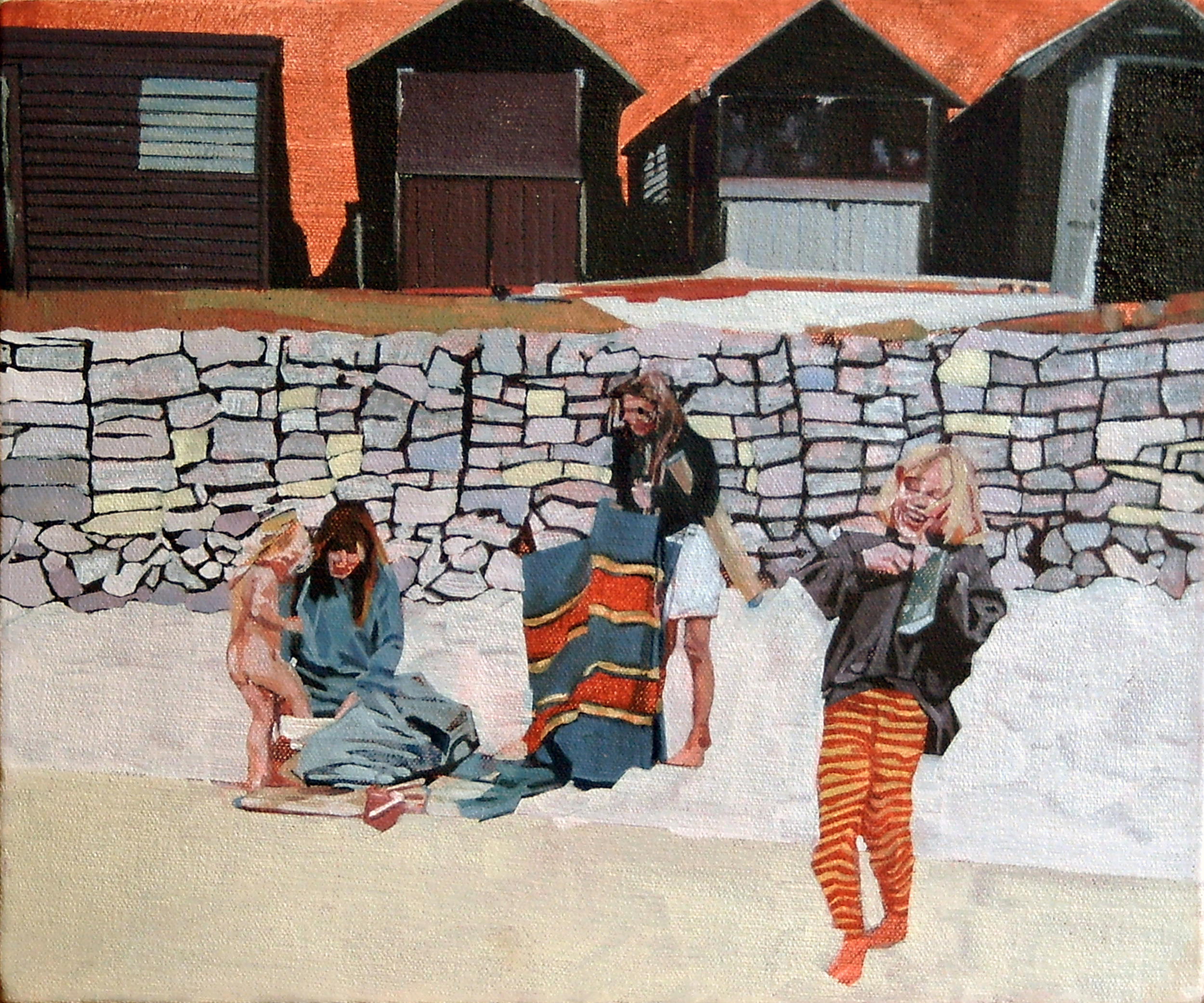 The Cope Girls, 2009, oil on canvas, 10 x 12in.