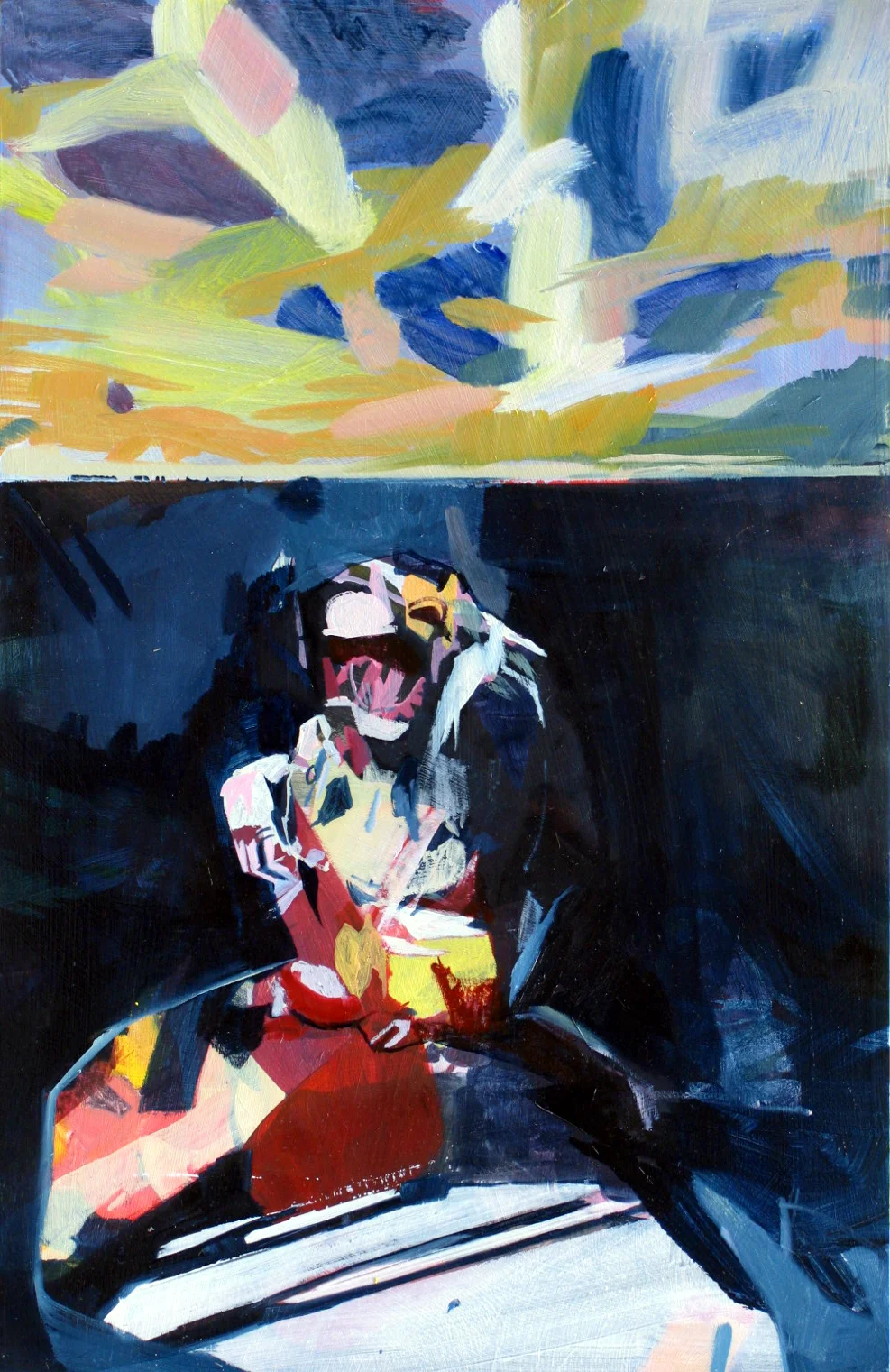 AF5, 2010, oil on board, 17 x 11in.