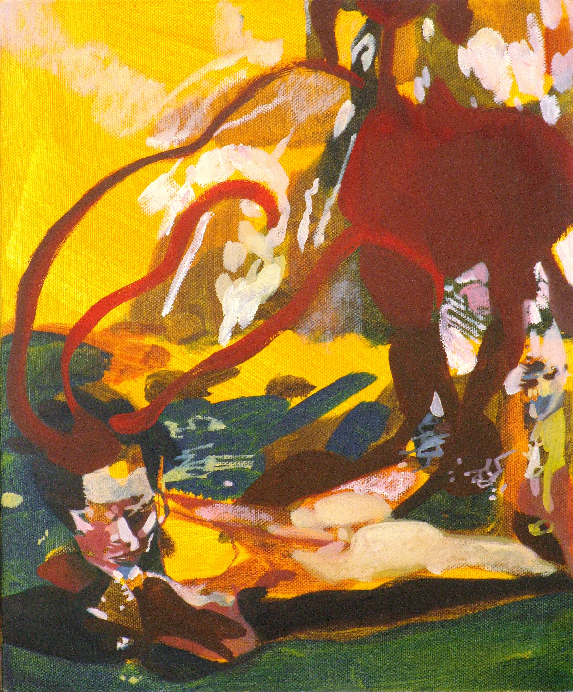 Medusa, 2011, oil on canvas, 12 x 10in.