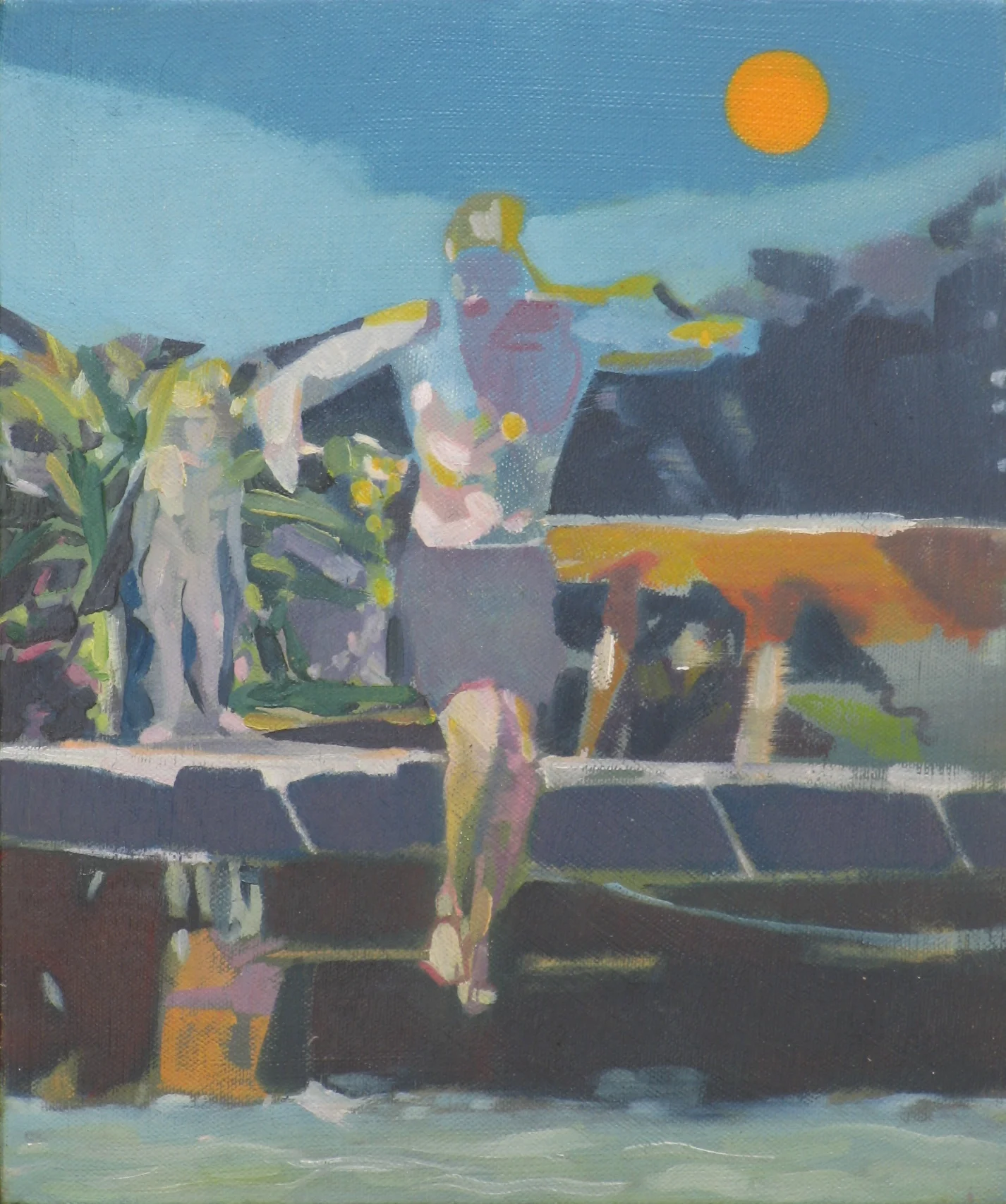 The Fall, 2011, oil on canvas, 12 x 10in.
