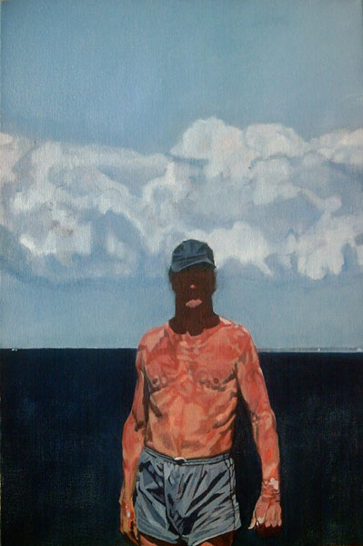 Bather, 2009, oil on canvas, 16 x 12in.
