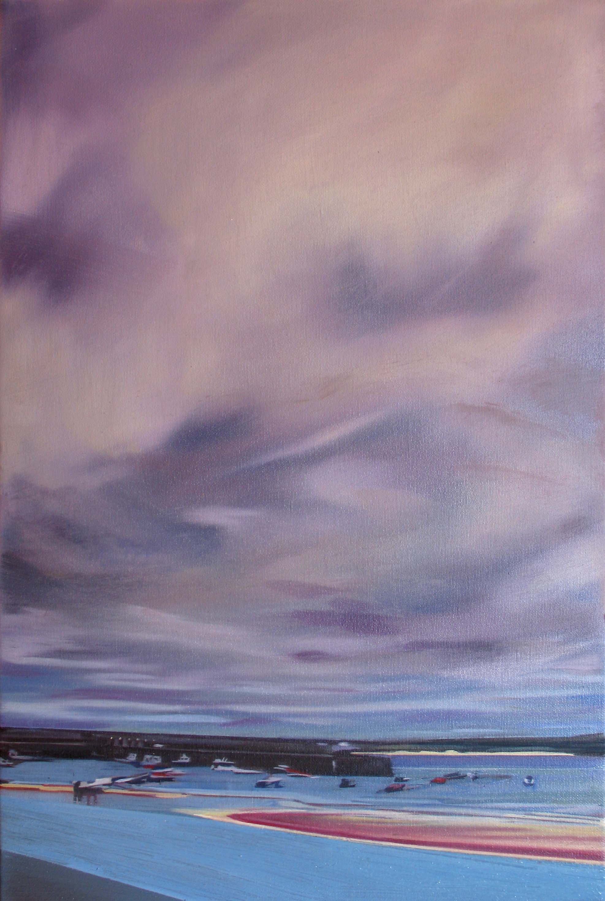 St Ives Harbour, 2009, oil on canvas, 18 x 12in.