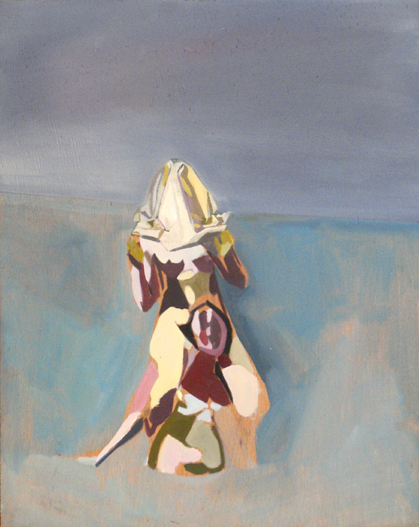 Draped, 2012-13, oil on board, 15 x 12in.