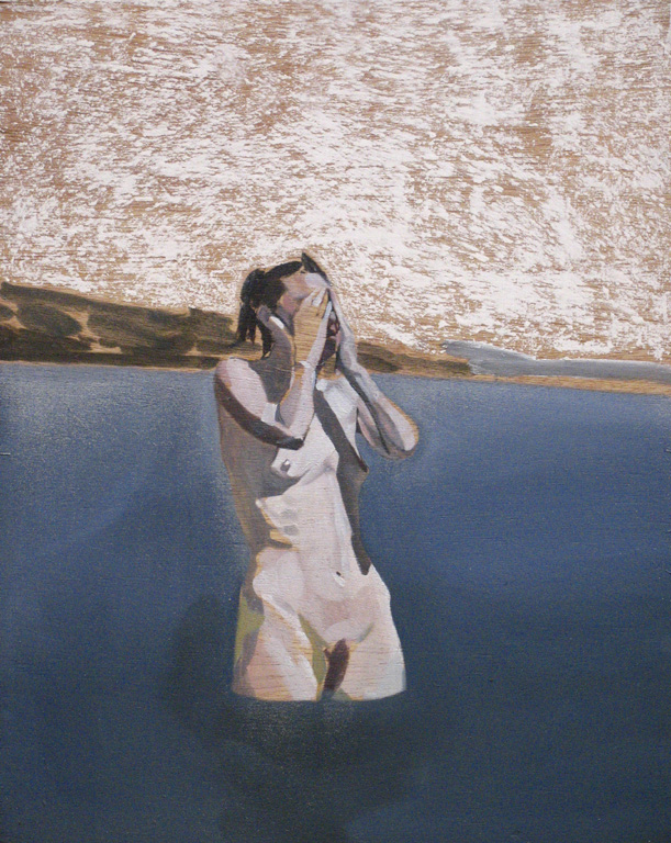 Naturist Series, No. 2, 2012-13, oil on board, 15 x 12in.