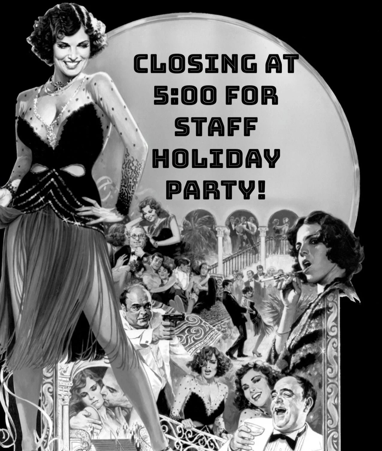 🚨Heads up!🚨 We&rsquo;re going to close early this evening (Friday) for a little staff shindig. For your safety, we highly recommend steering clear of the shop between then and Saturday morning. Egg Nog Buzzballs have been procured and nothing good 