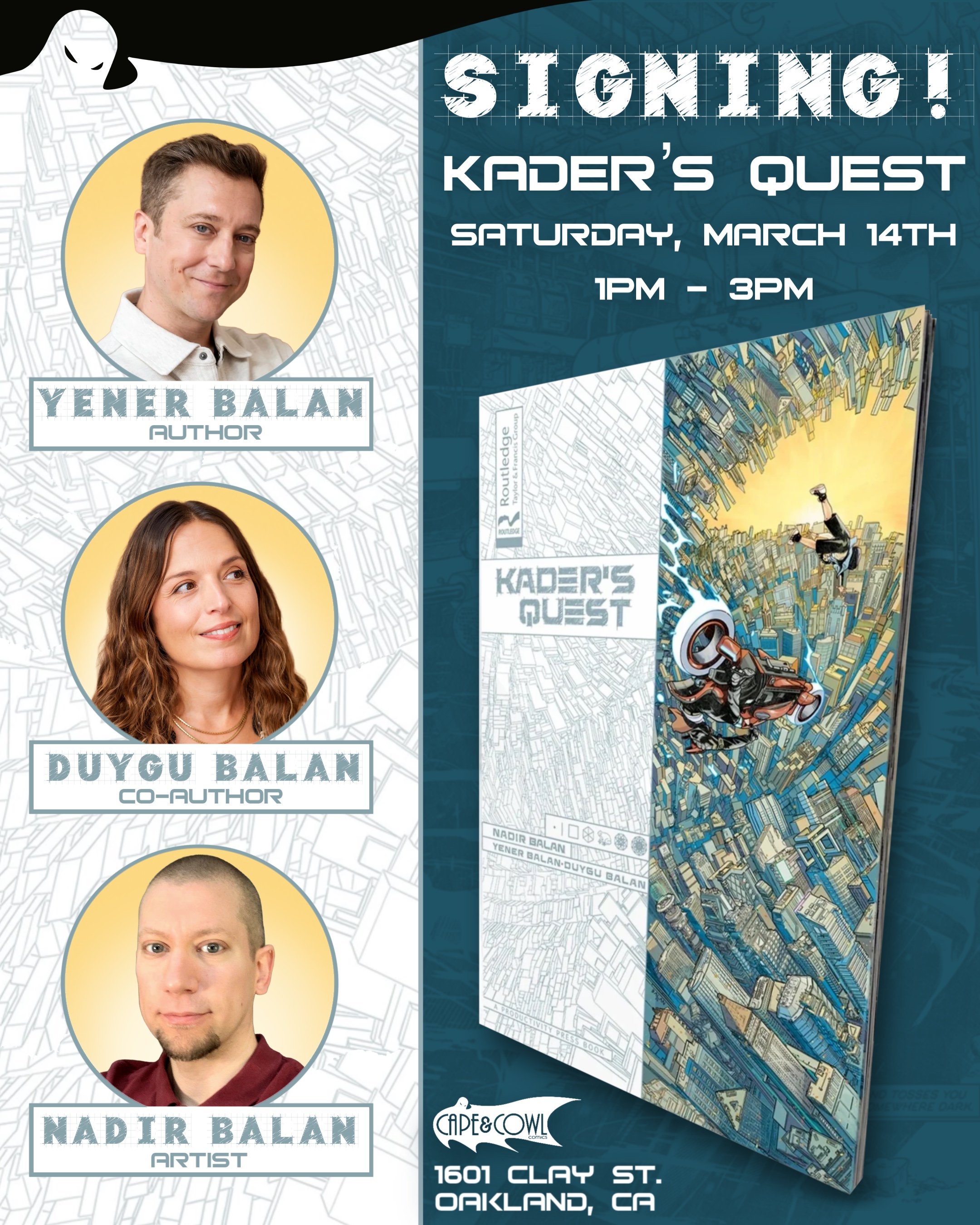 In-Store Signing! Meet the team behind Kader's Quest!