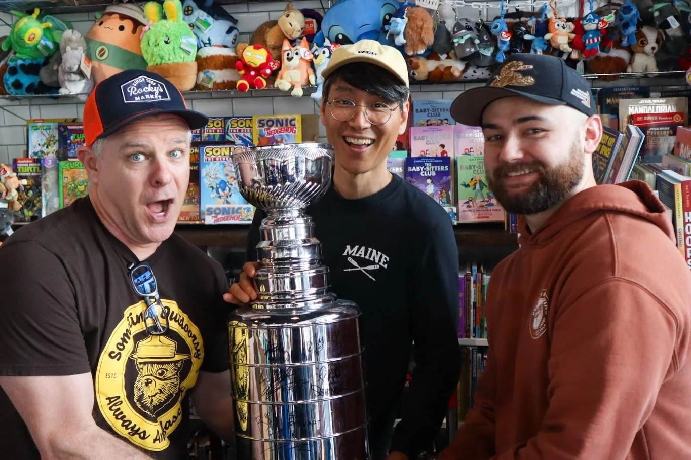 Massive thanks to @derekkirkkim, @jtp_art, and @crazymorse for spending their day with us and signing a whole bunch of comics! And a huge thank you to everyone who came out to support these amazing creators! 

Such a fun day! 

If you didn&rsquo;t ge