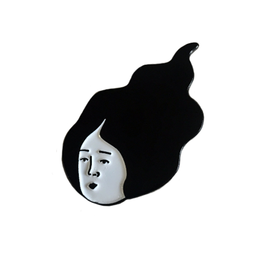Fire lady Enamel Pin - pair .png