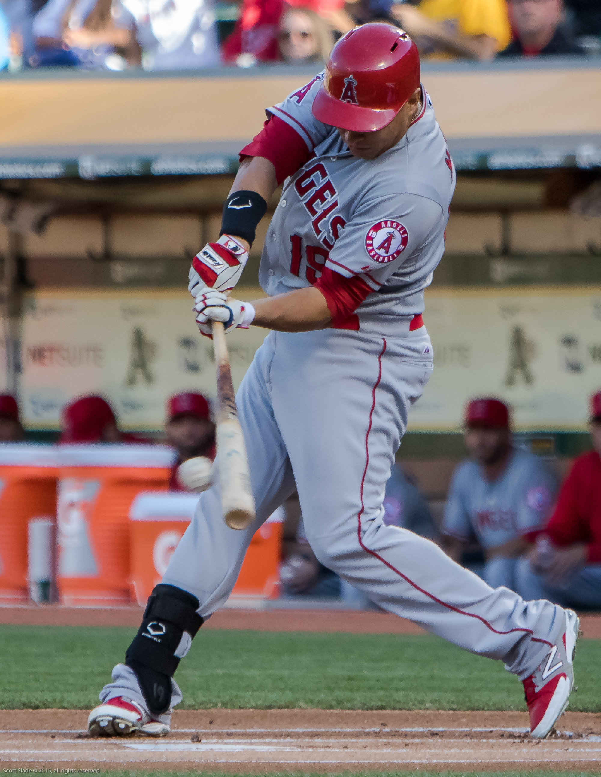 Los Angeles Angels vs. Oakland A's - Chris Iannetta