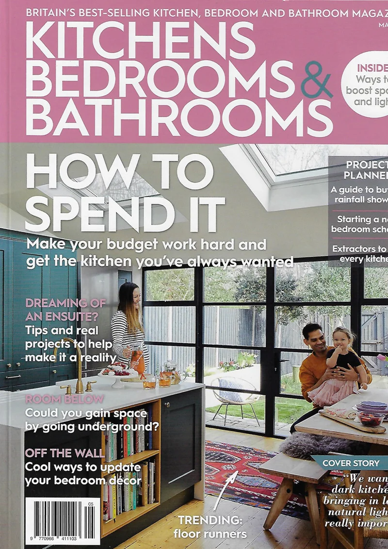 June 2019 The Cave Kitchen- a feature article in KBB on one of our latest designs for a young urban family. Link to the article here