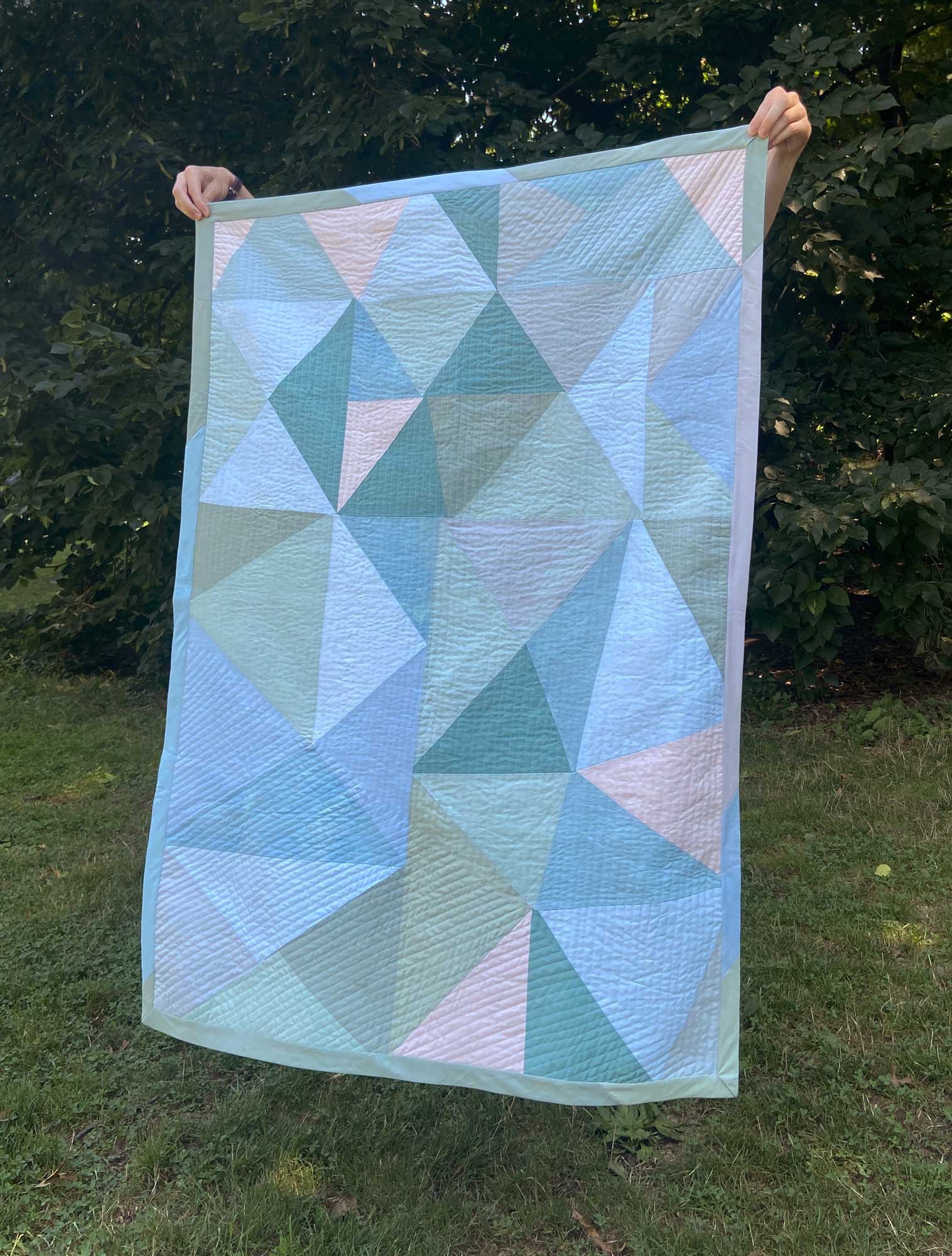  Hand-dyed quilted cotton, 2020 