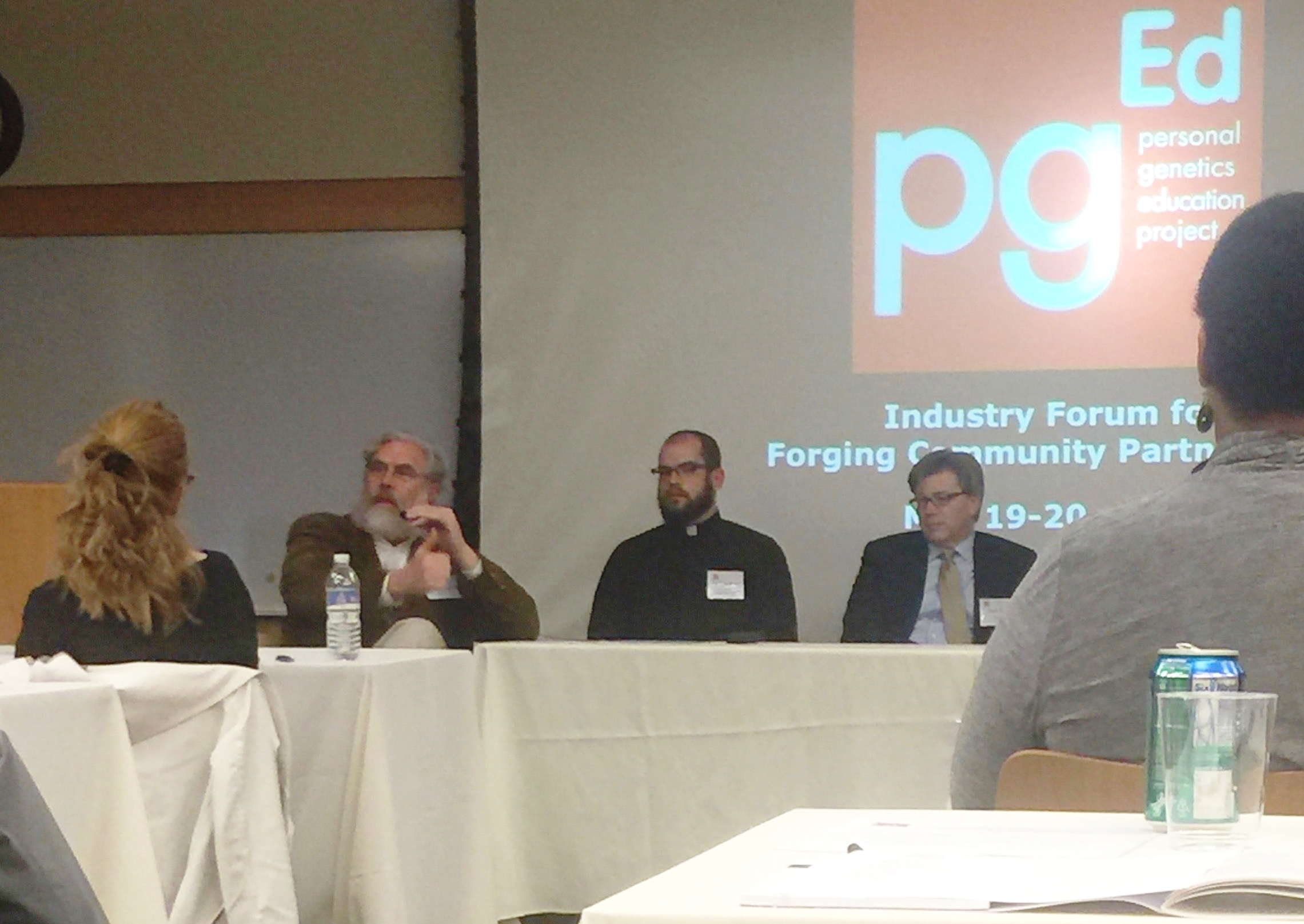 Chad Baldanza, on a panel discussing what it means to be made in the image of God, with leading scientific innovators. 