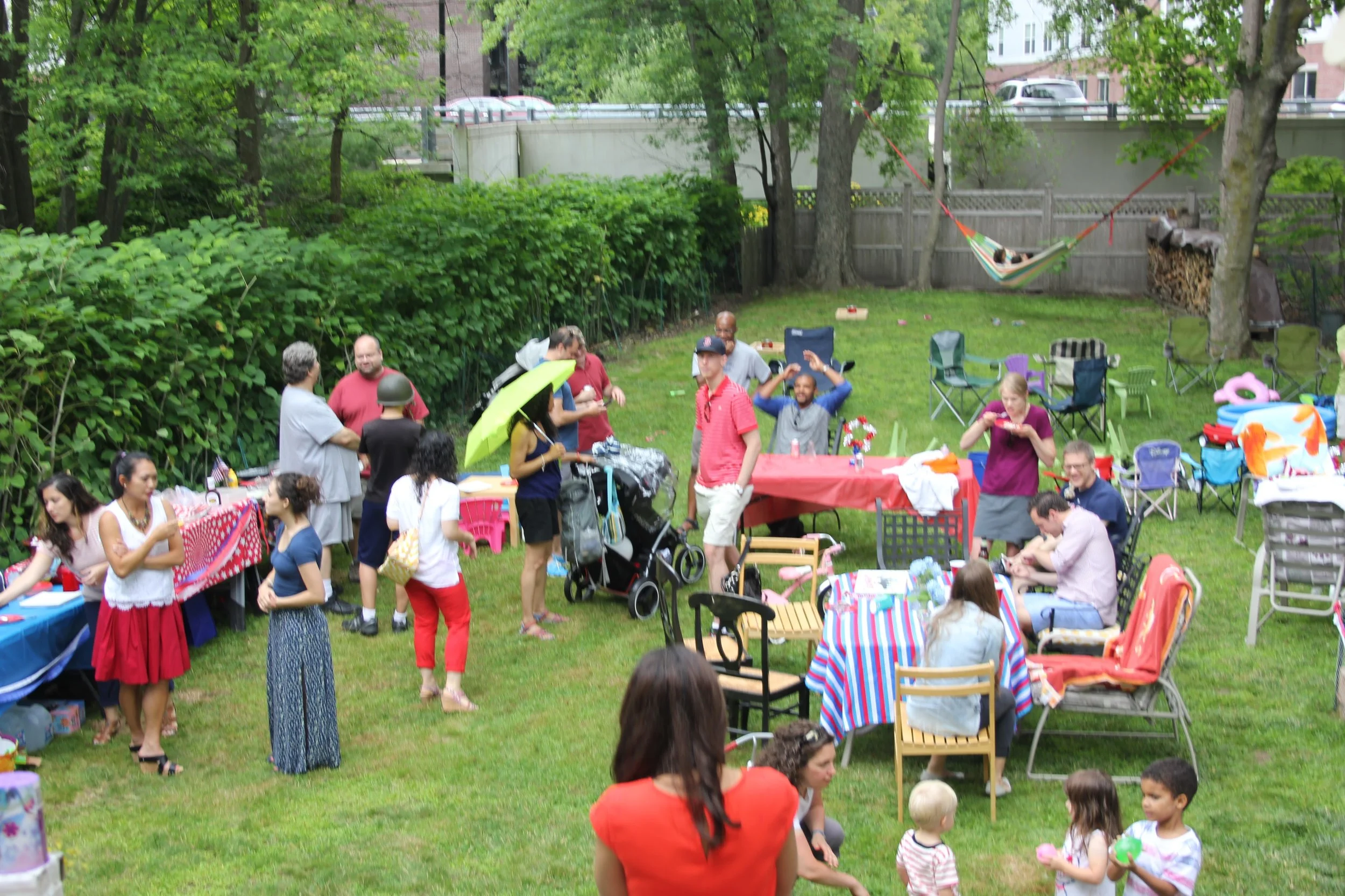 The northern suburbs community group invites the neighborhood over for a cookout.