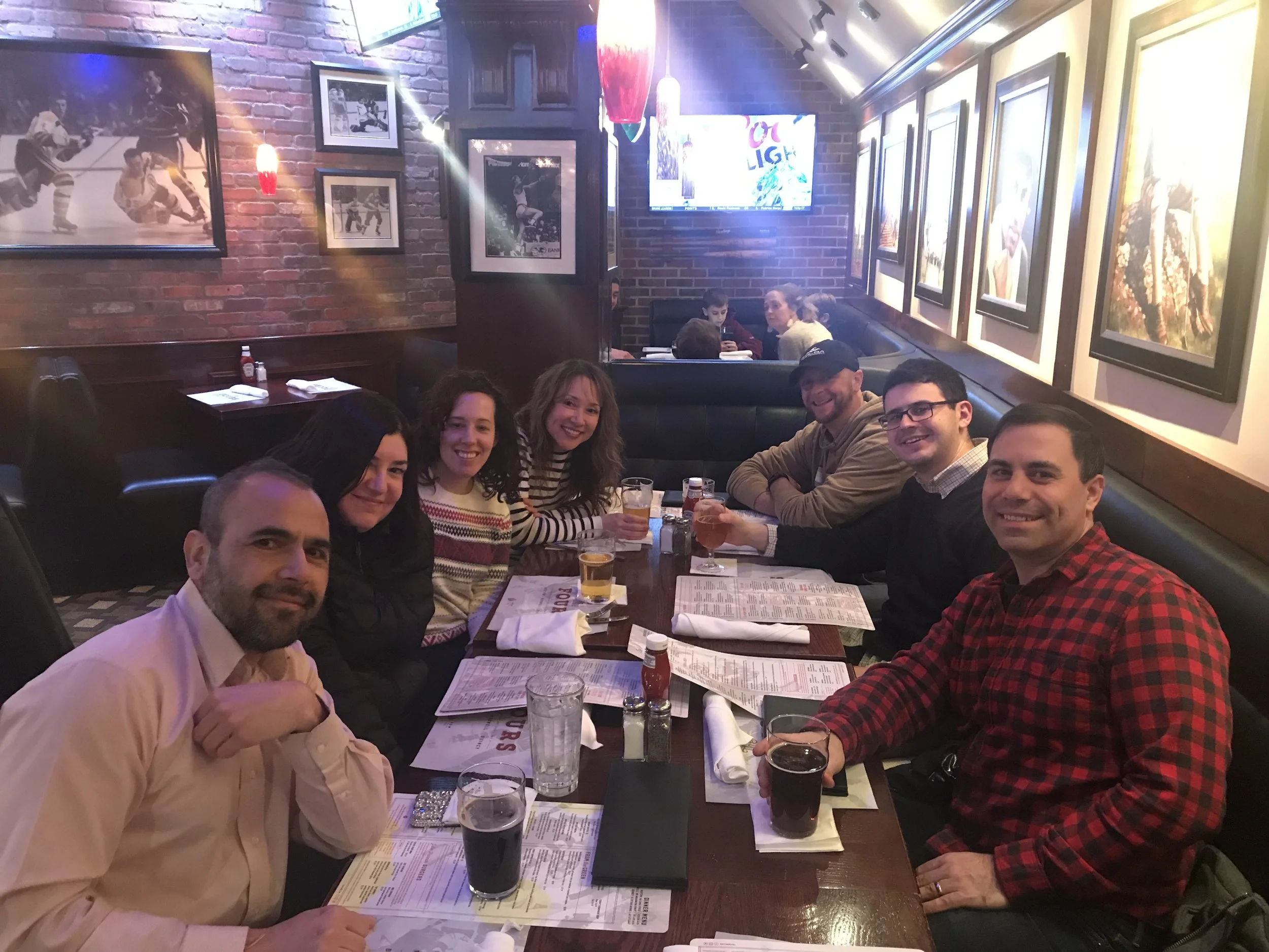 Matt and a member of his core group hosting a Think & Drink discussion, providing an opportunity to listen, build relationships and speak the truth in love.