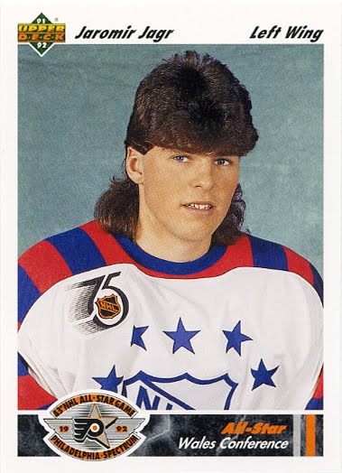 Jaromir Jagr and his mullet, circa 1992. Source: Center Ice Chat