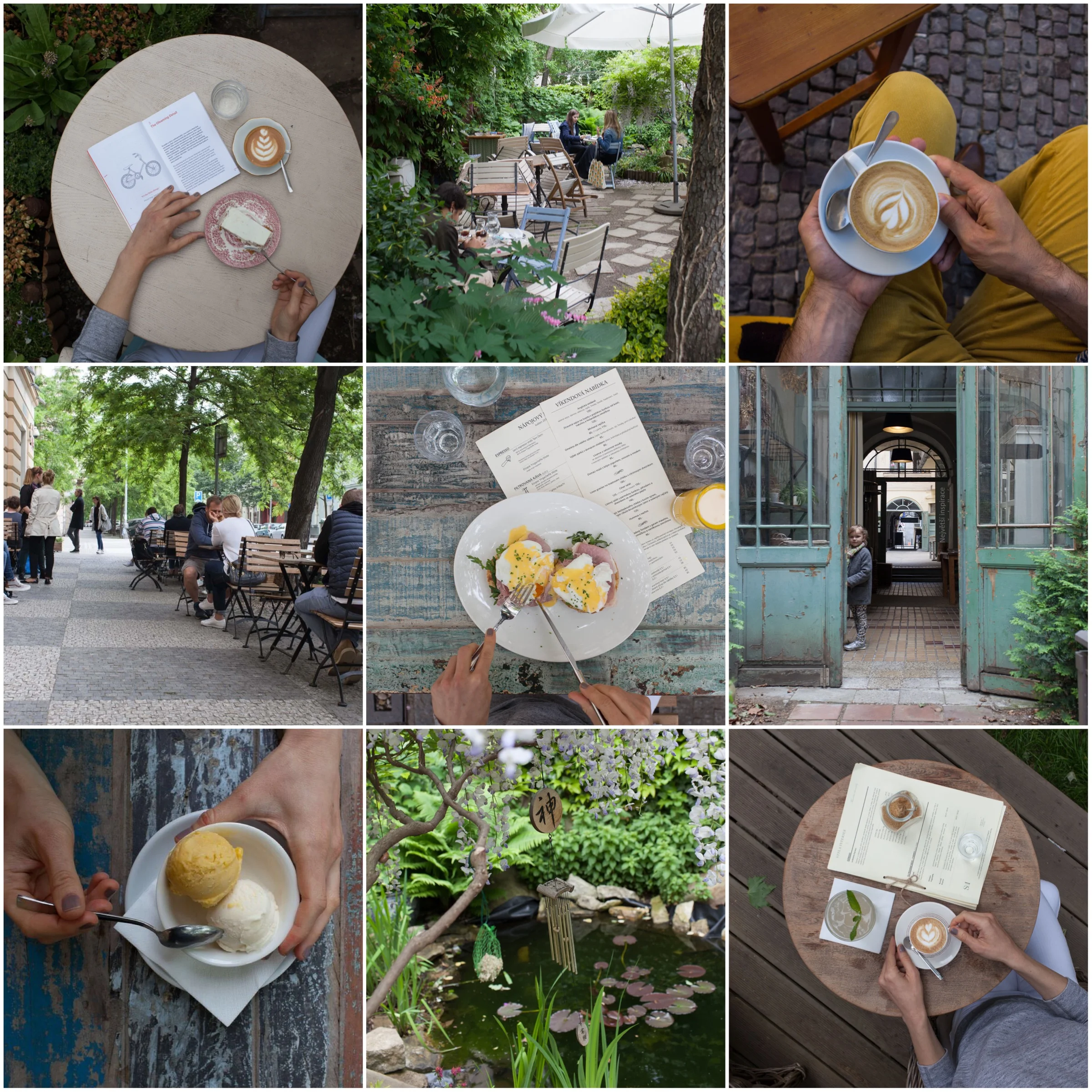 Prague cafes with outdoor seating