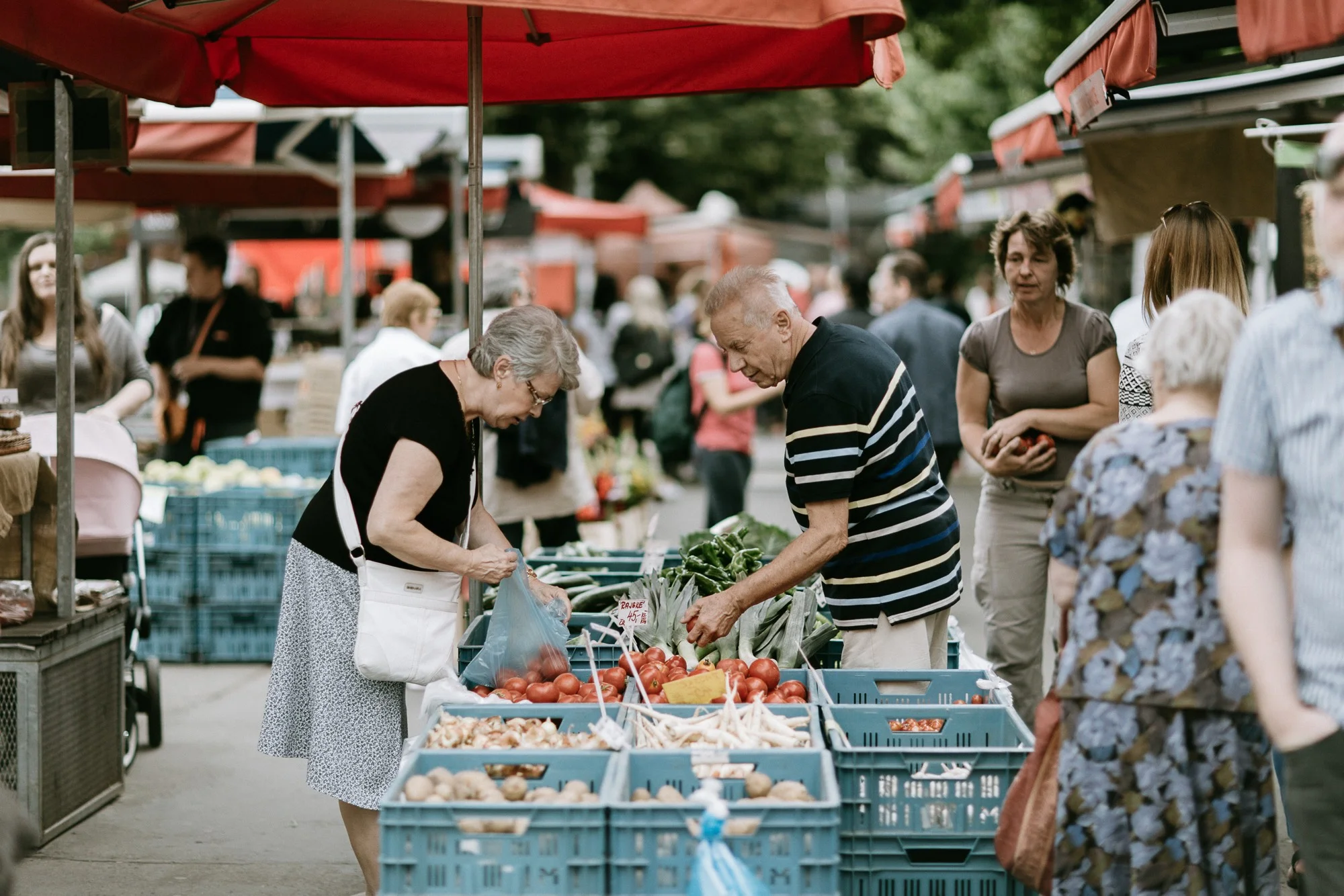 Jirak farmers market Prague