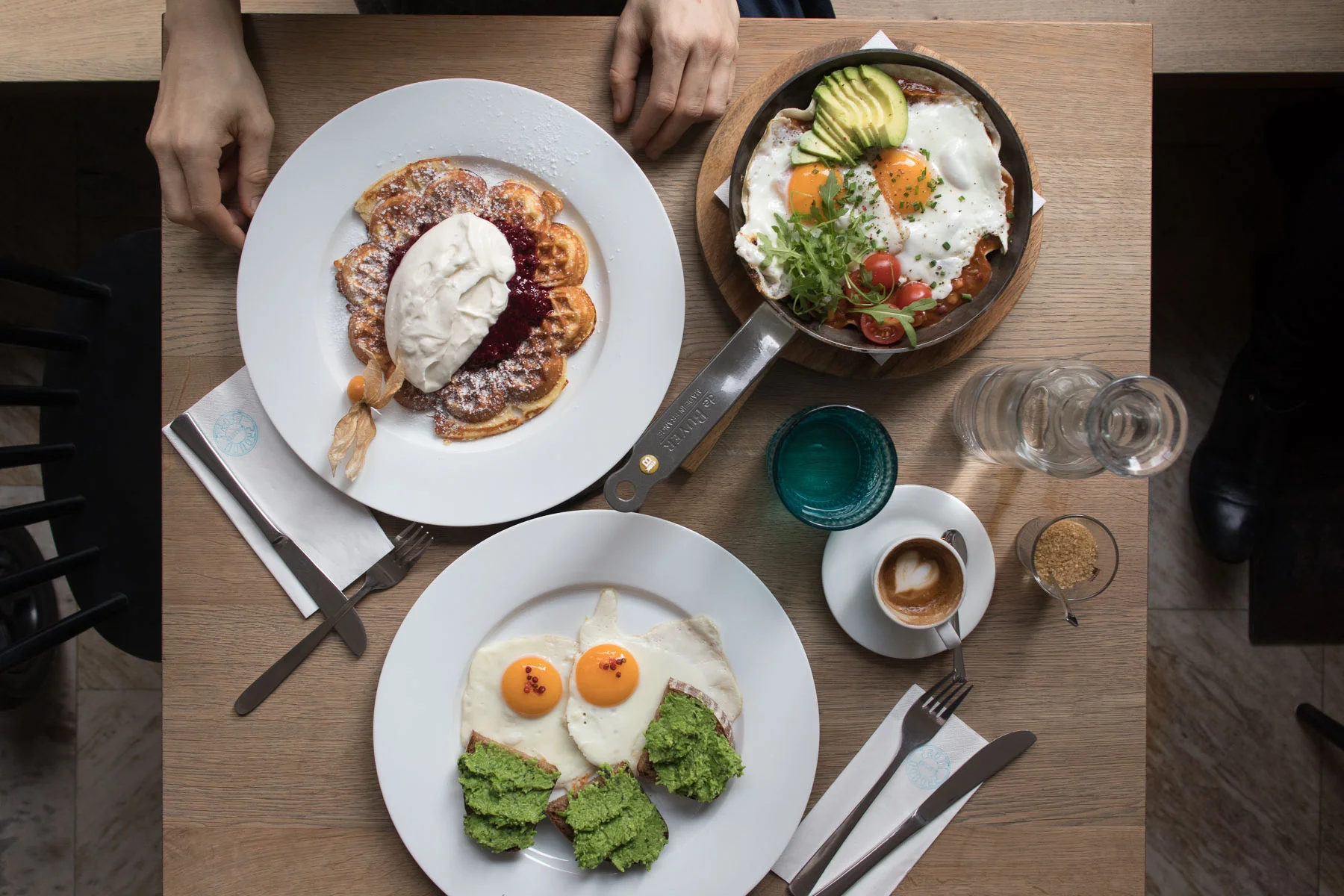 Breakfast at Proti proudu, Prague