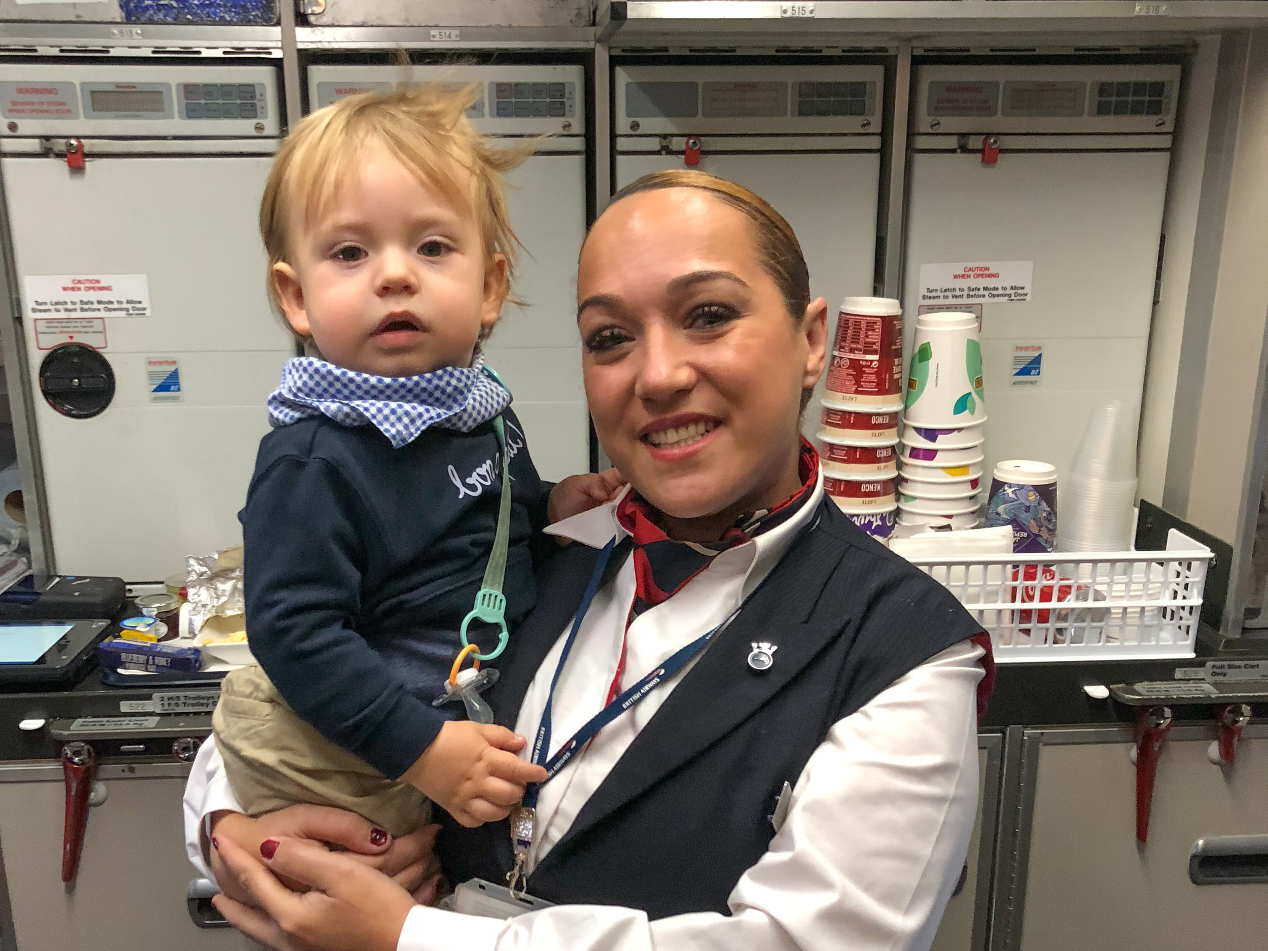 Guide how to fly with an infant