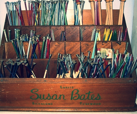 Knitting needles for class