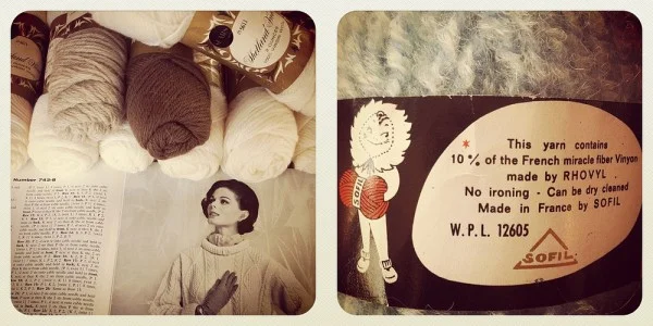 Knitting yarn for class