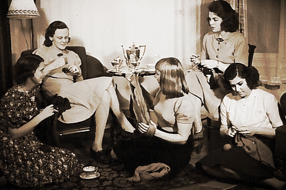 Knitting class