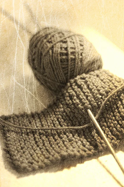 Knitting class sample