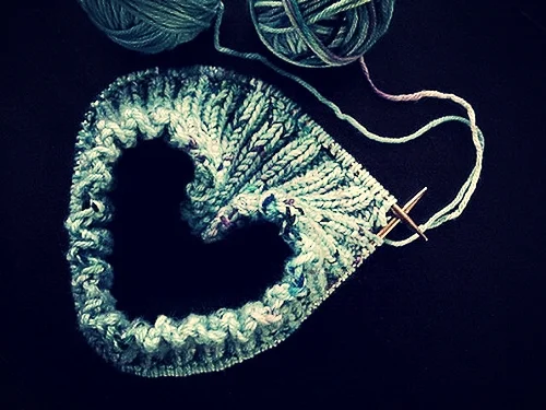 Knitting class sample
