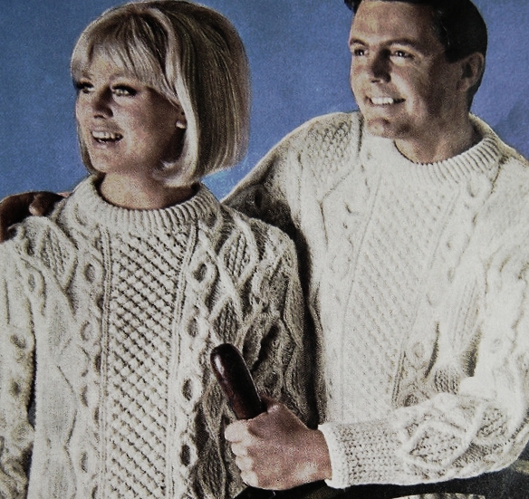 Cable knitted sweaters