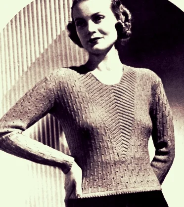 Handknit sweater